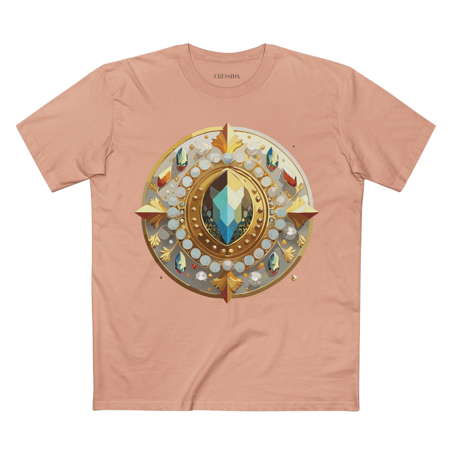 Medallion Shirt, Shirt with Medallion, Tee Shirt with Medal