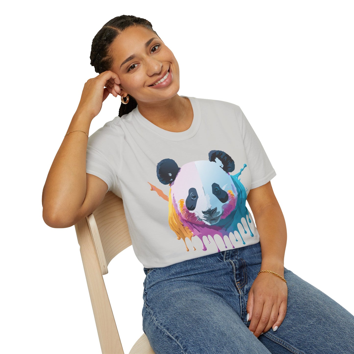 Panda Shirt, T Shirt with Panda, Animal Shirt, Tee Shirt with Animals