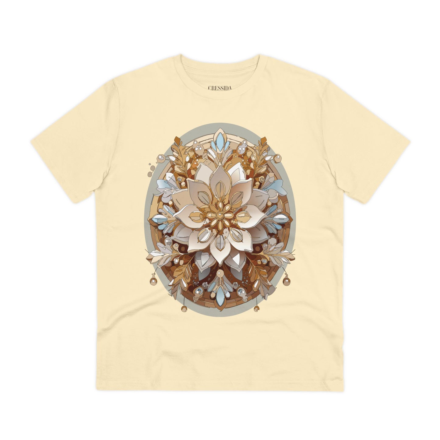 Organic T-shirt with Flower