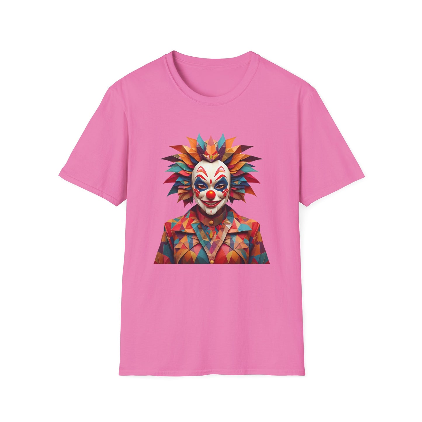 Clown Shirt, T Shirt with Clown, Funny Man Shirt, Tee Shirt with Funny Man, Circus Shirt, Shirt with Circus, Scary Man Shirt, Shirt with Scary Man