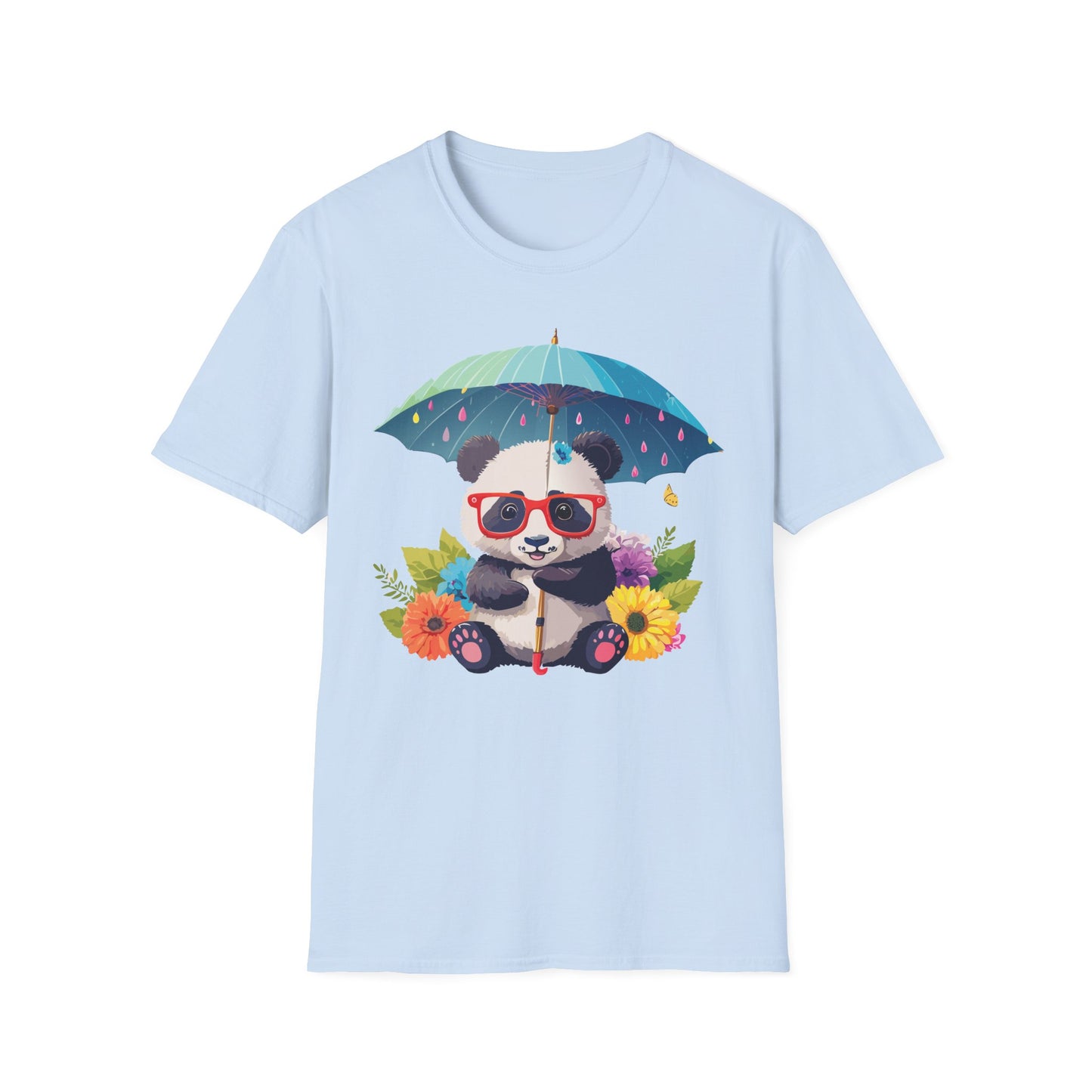 Panda Shirt, T Shirt with Panda, Animal Shirt, Tee Shirt with Animals