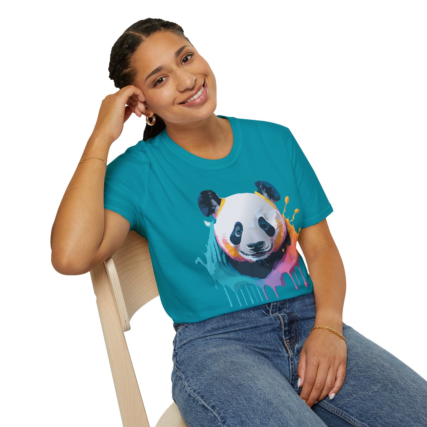 Panda Shirt, T Shirt with Panda, Animal Shirt, Tee Shirt with Animals