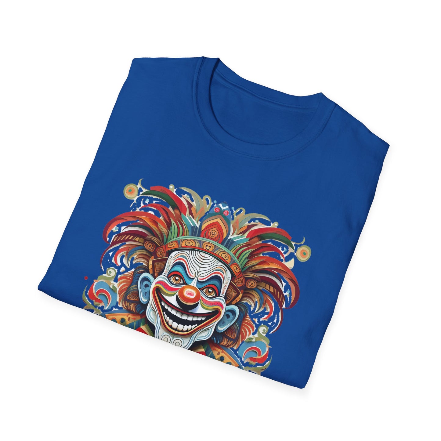Clown Shirt, T Shirt with Clown, Funny Man Shirt, Tee Shirt with Funny Man, Circus Shirt, Shirt with Circus, Scary Man Shirt, Shirt with Scary Man