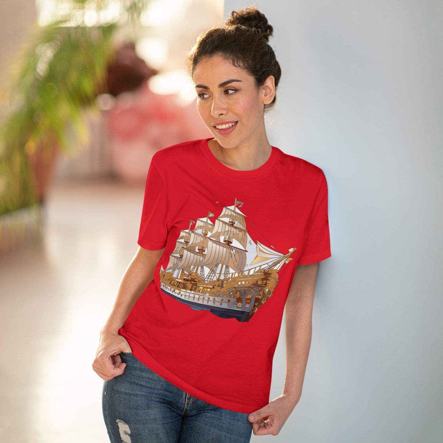 Organic T-shirt with Ship