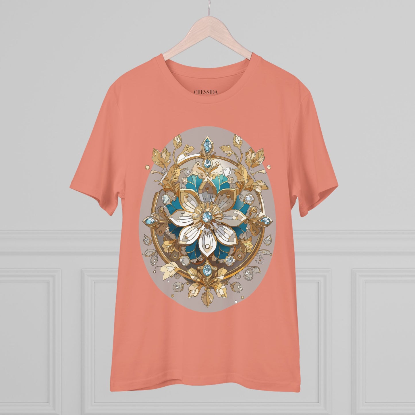 Organic T-shirt with Flower