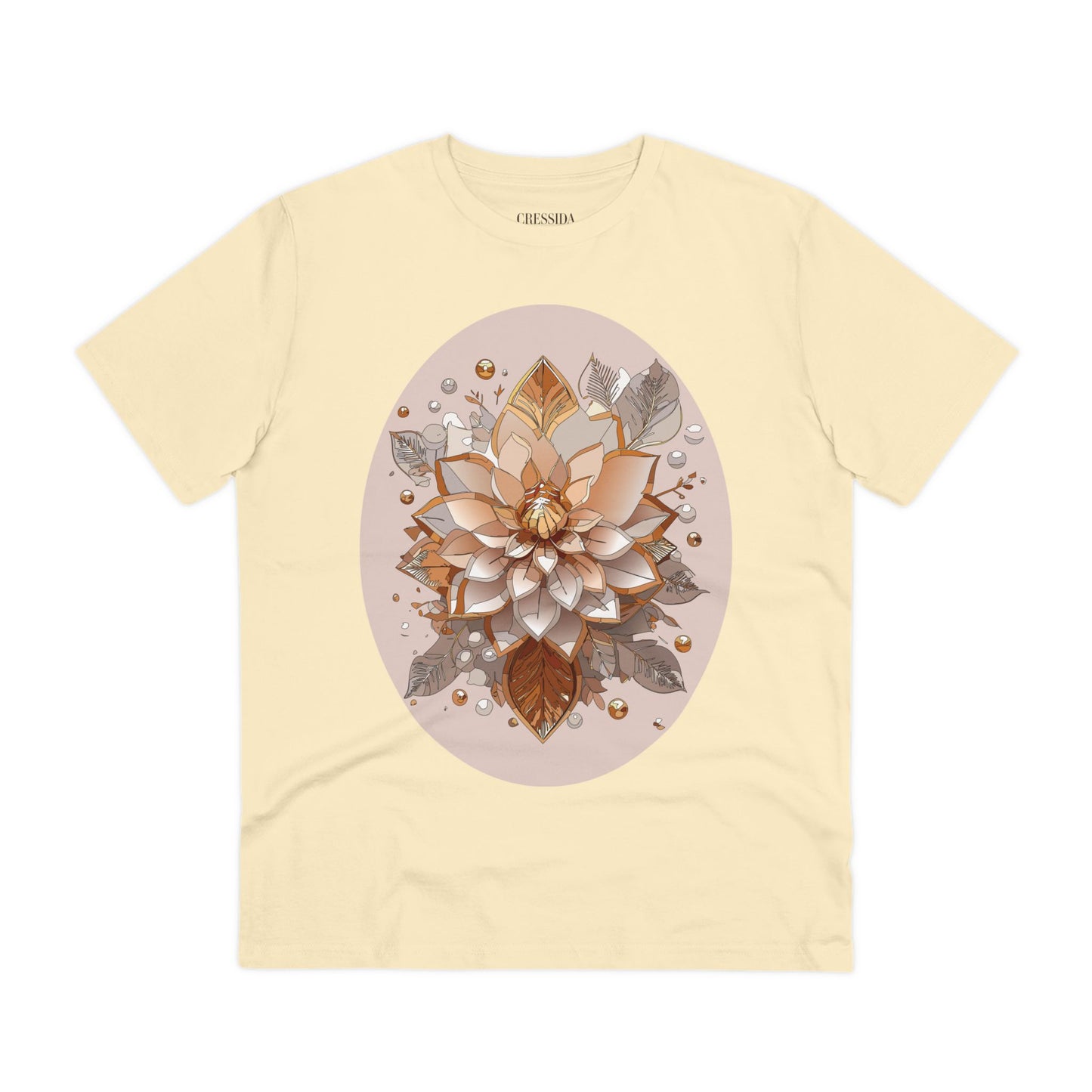 Organic T-shirt with Flower