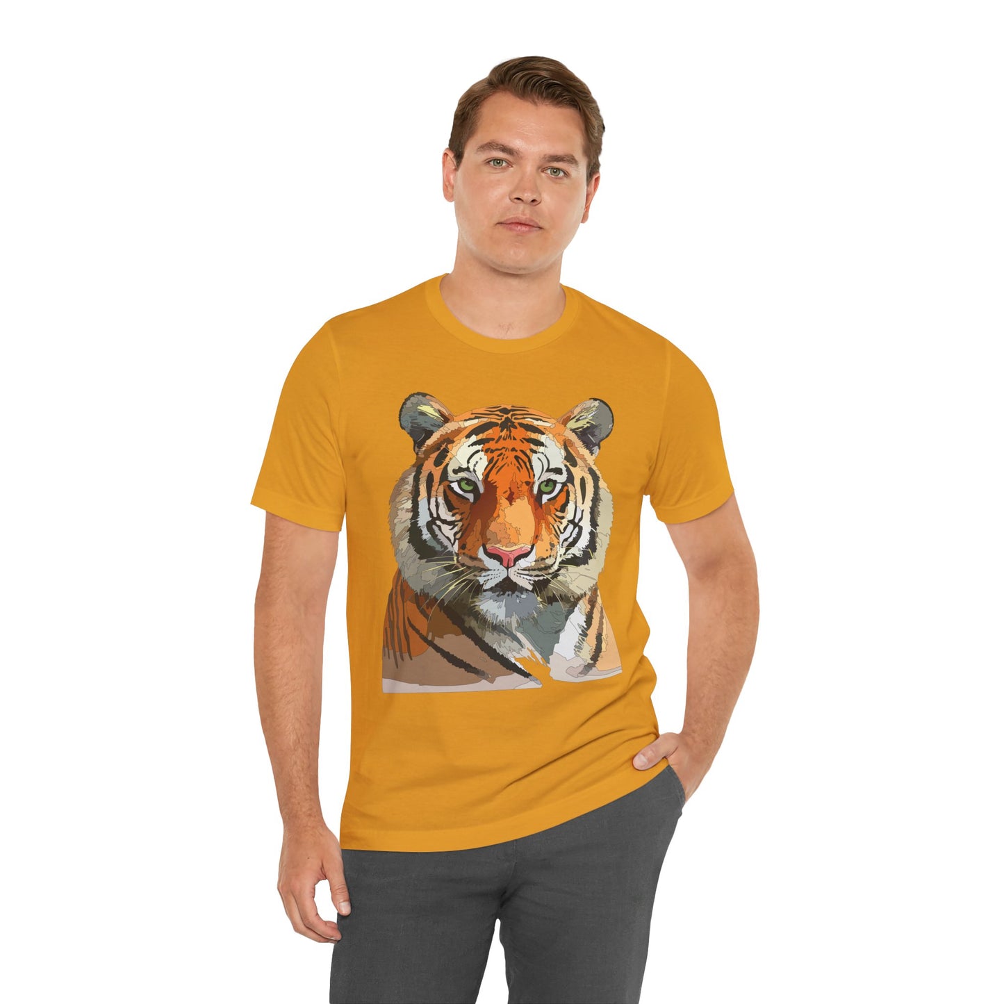 Unisex Animal Shirt, Tee Shirt with Animals, Art Design Tee Shirt, Wild Animals Shirt