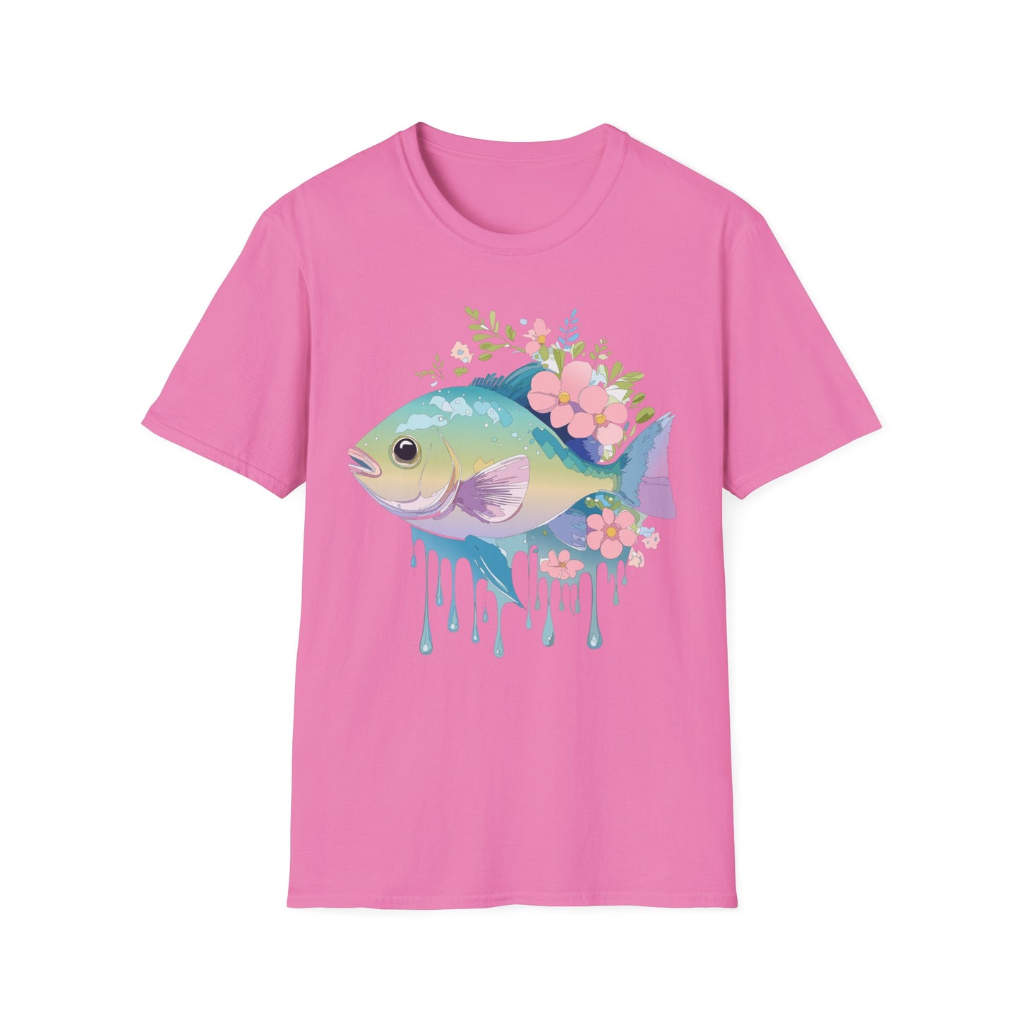 Fish Art Design Shirt, T Shirt with Fish, Graphic Shirt, Tee Shirt with Graphic Design, Shirt with Fish Graphic Art