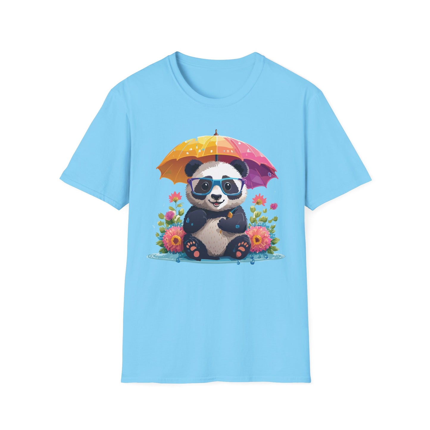 Panda Shirt, T Shirt with Panda, Animal Shirt, Tee Shirt with Animals