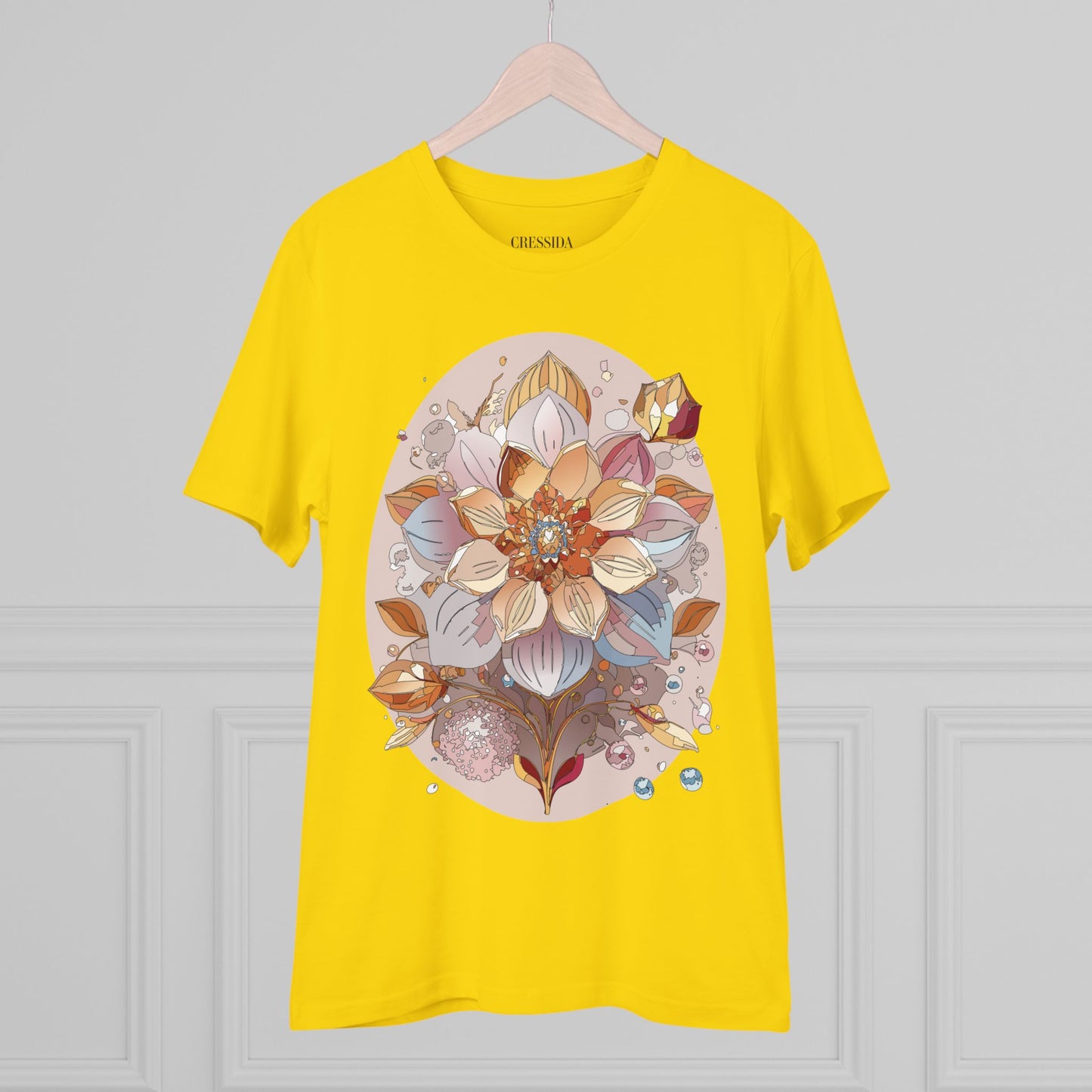 Organic T-shirt with Flower