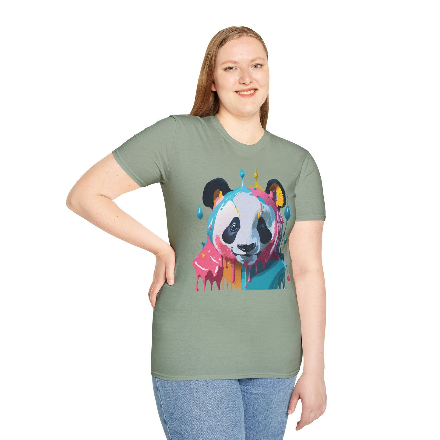 Panda Shirt, T Shirt with Panda, Animal Shirt, Tee Shirt with Animals