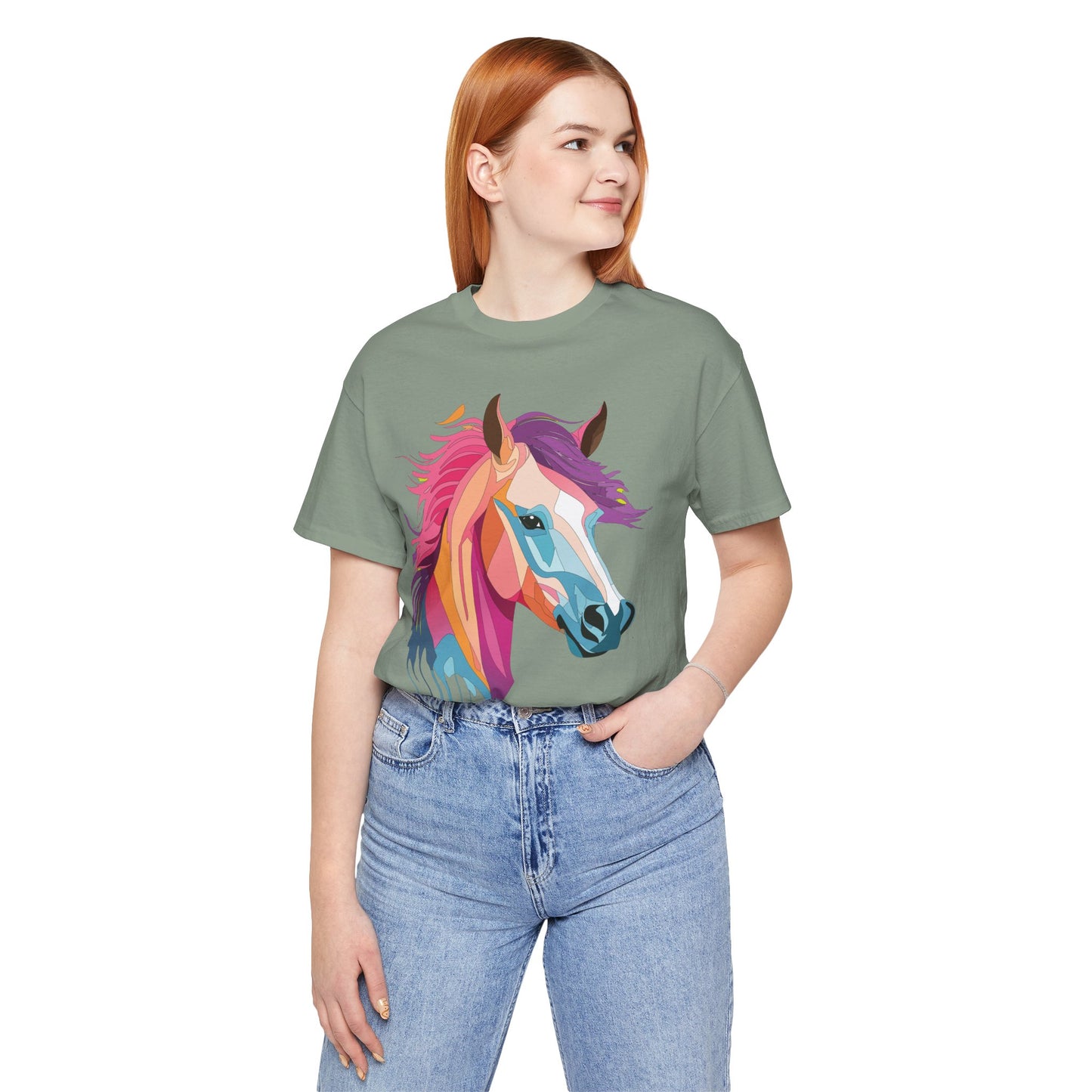 Unisex Animal Shirt, Tee Shirt with Animals, Art Design Tee Shirt, Wild Animals Shirt