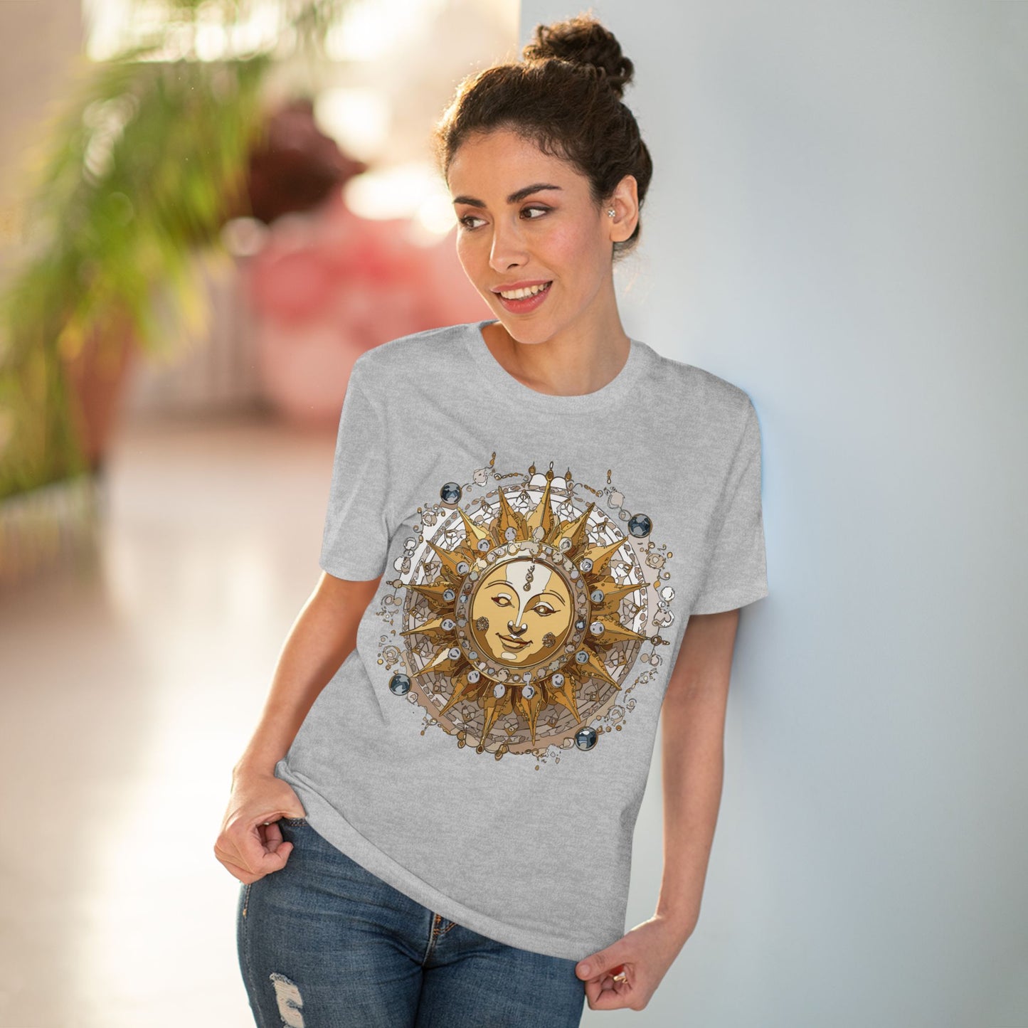 Organic T-shirt with Sun