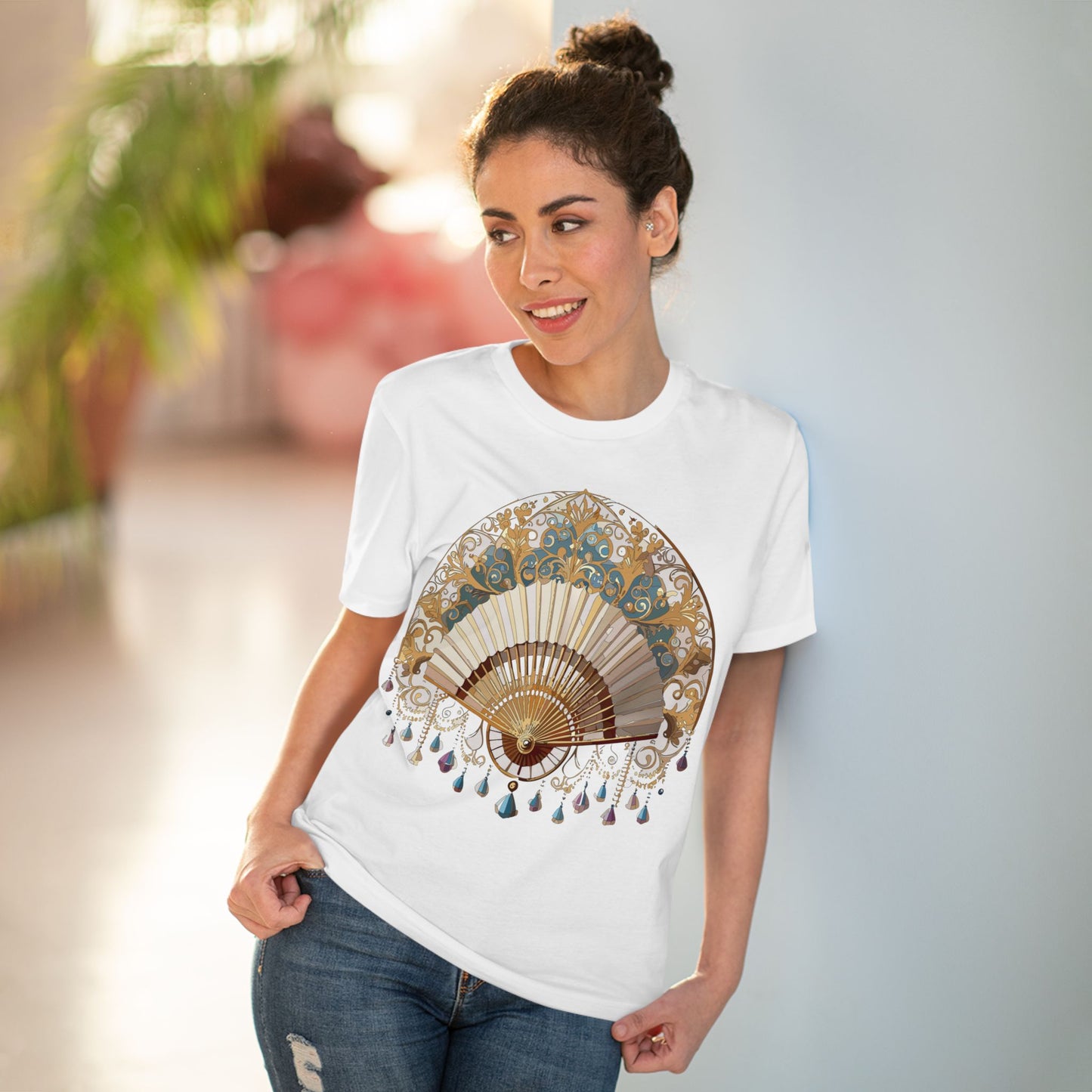 Organic T-shirt with Fan