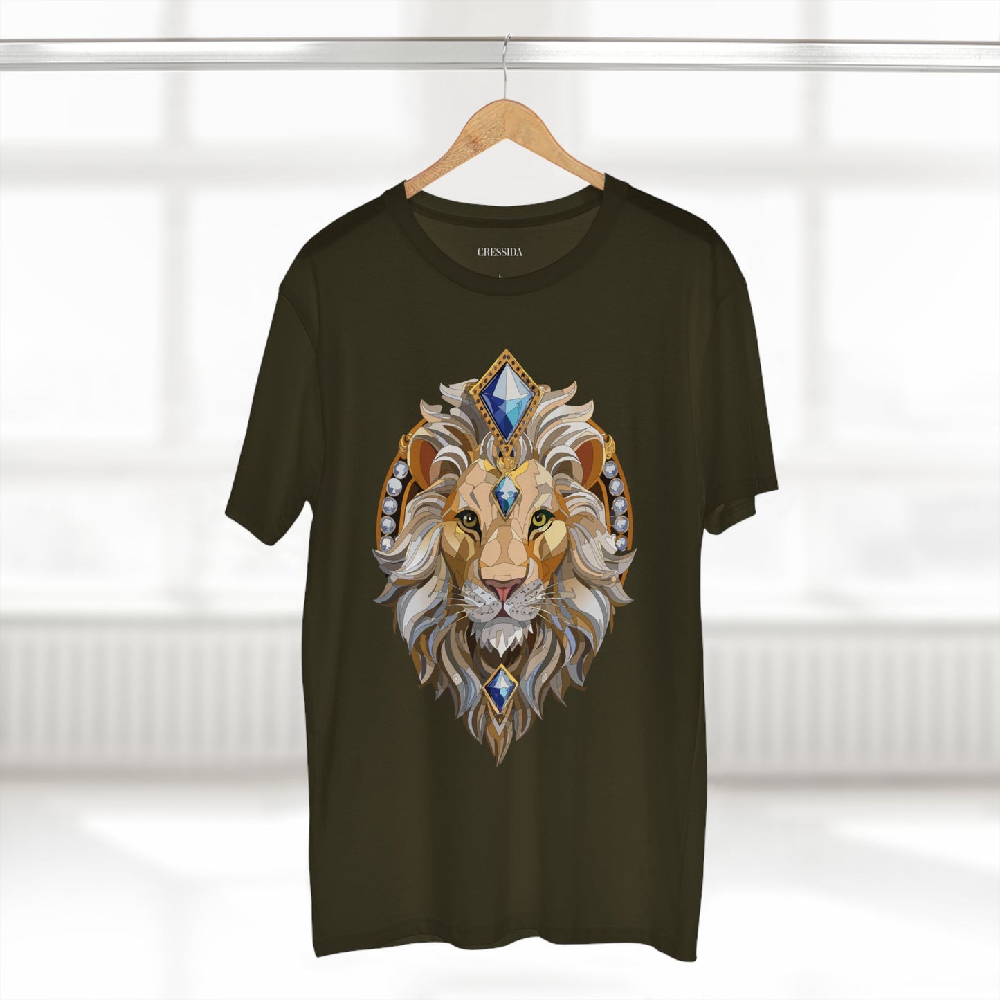 Unisex Animal Medallion Graphic Tee 100 Percent Cotton Premium Shirt