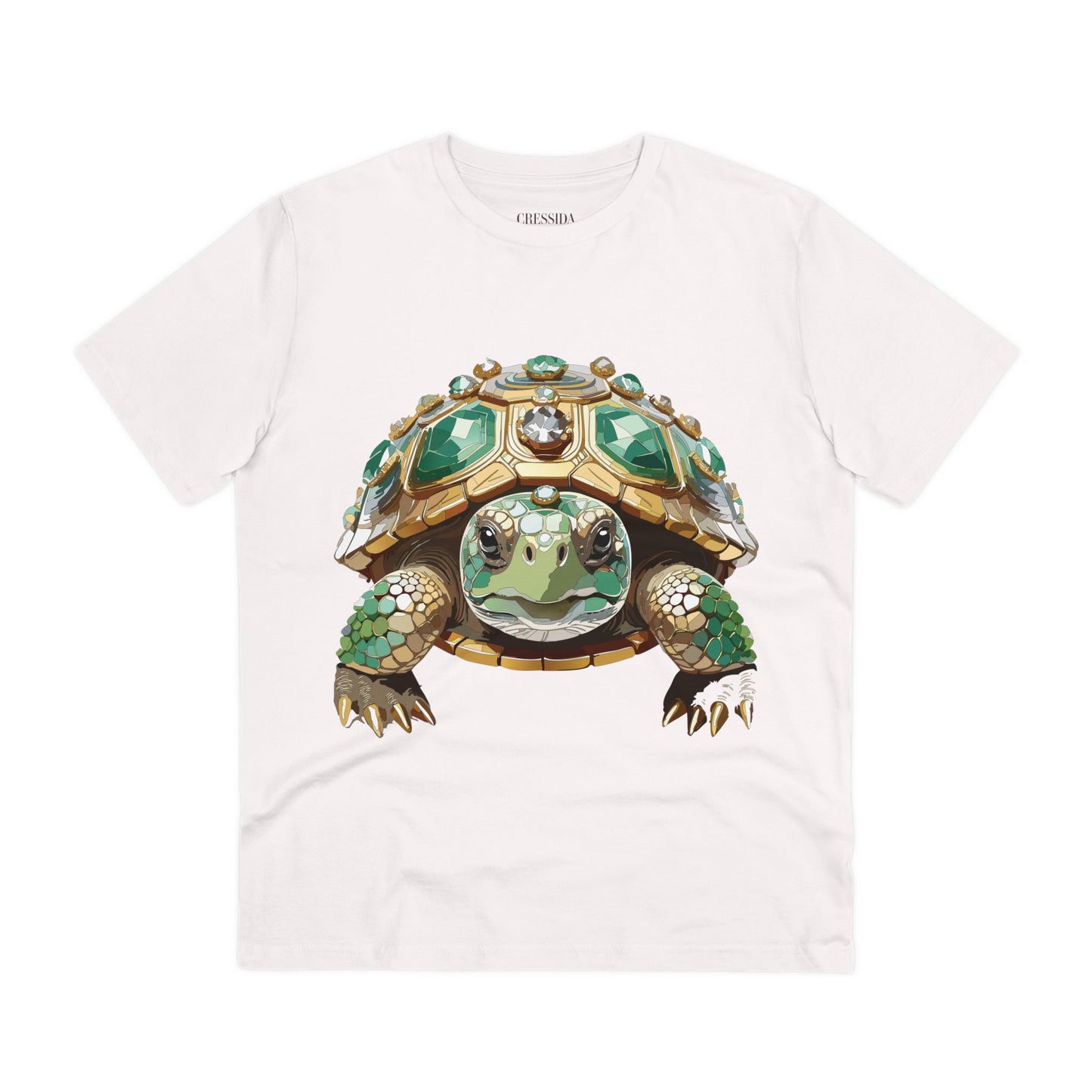 Organic T-shirt with Animals - Turtle