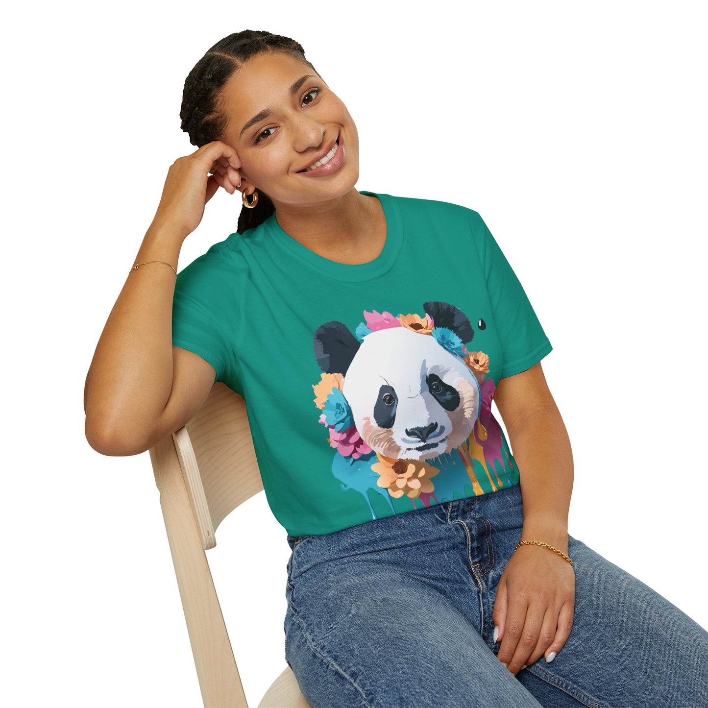 Panda Shirt, T Shirt with Panda, Animal Shirt, Tee Shirt with Animals