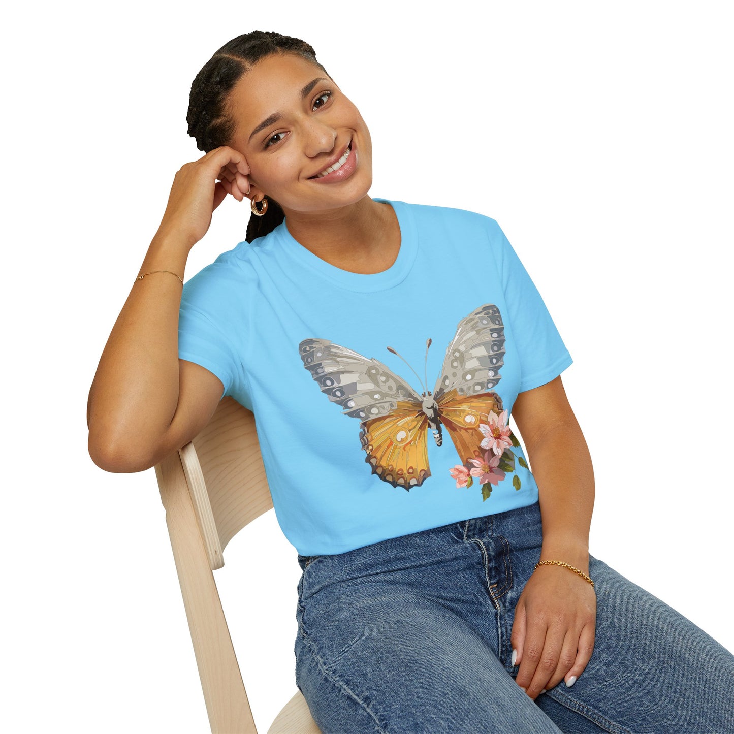 Butterfly Shirt, T Shirt with Butterfly, Monarch Shirt