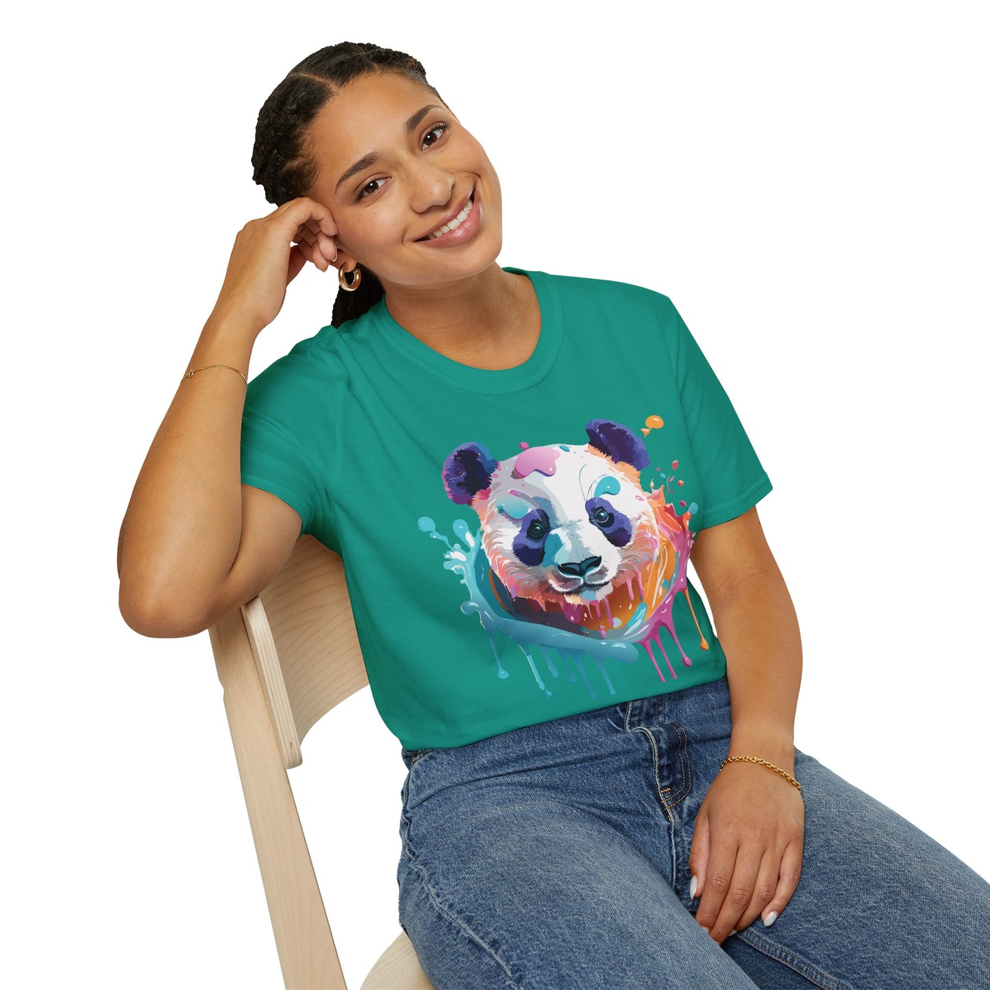 Panda Shirt, T Shirt with Panda, Animal Shirt, Tee Shirt with Animals