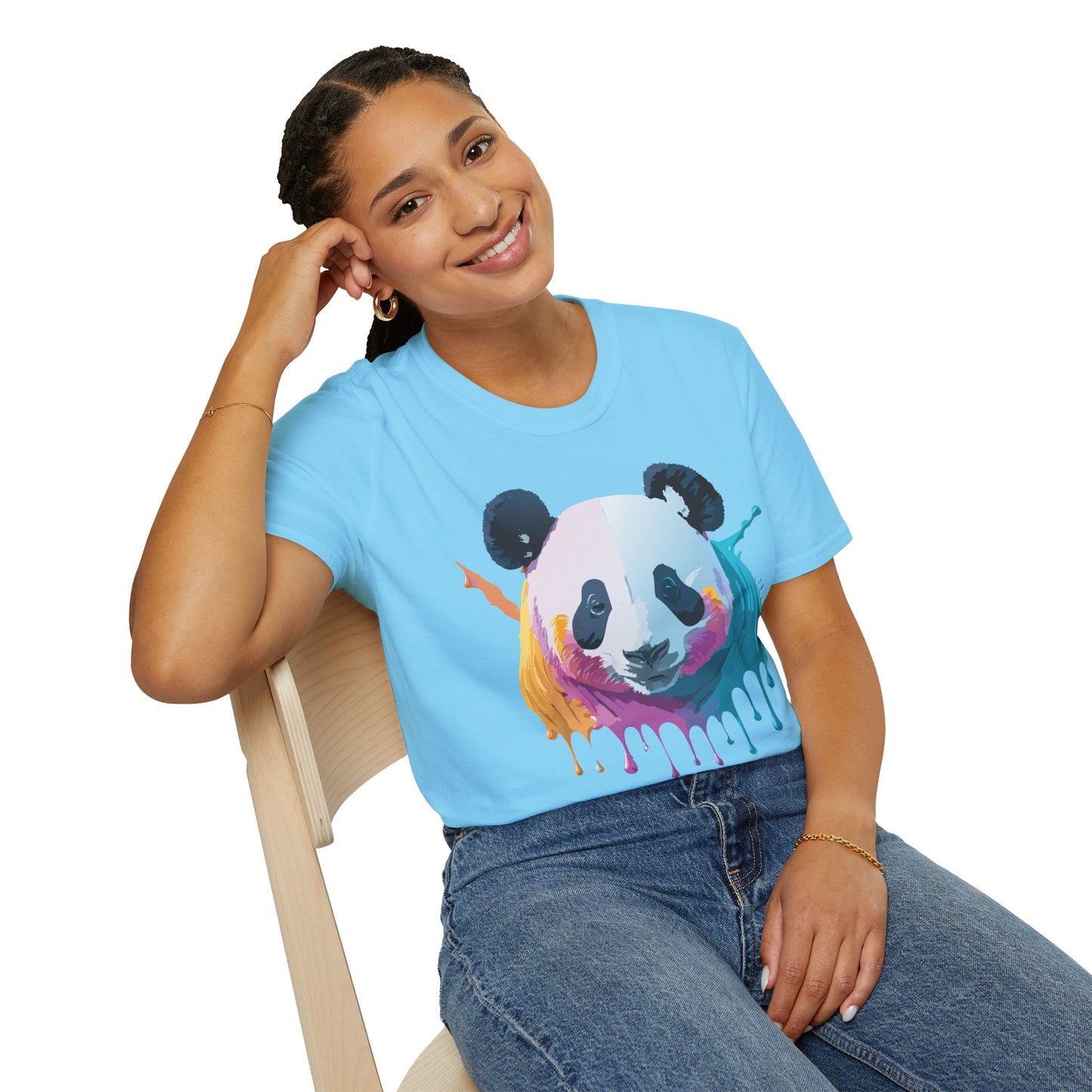 Panda Shirt, T Shirt with Panda, Animal Shirt, Tee Shirt with Animals