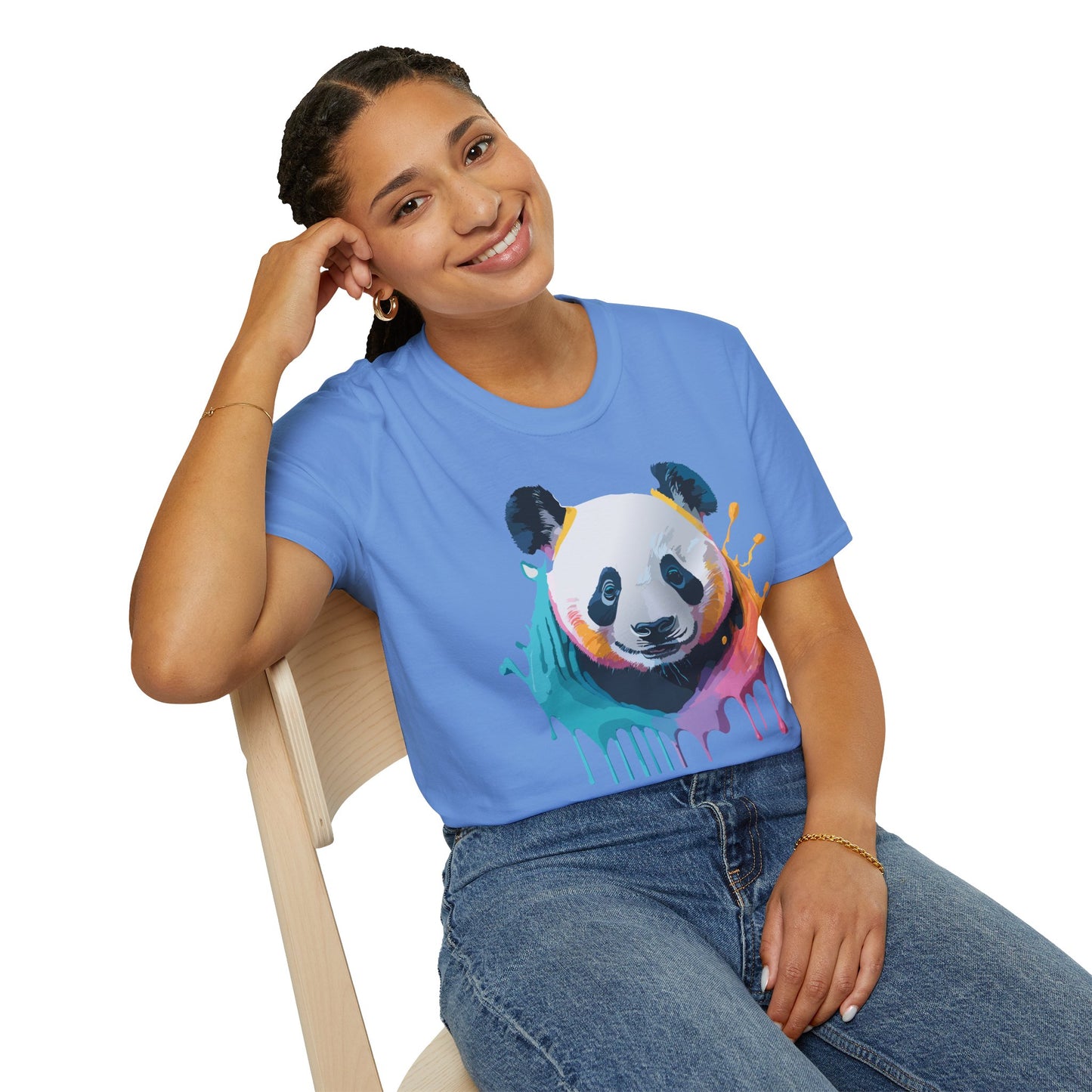 Panda Shirt, T Shirt with Panda, Animal Shirt, Tee Shirt with Animals