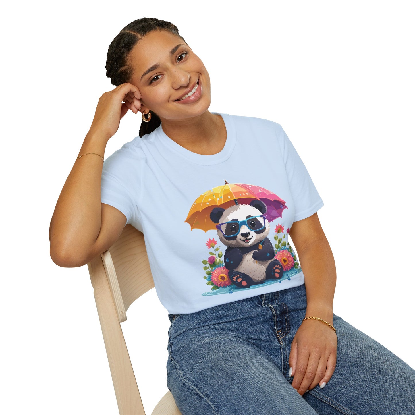 Panda Shirt, T Shirt with Panda, Animal Shirt, Tee Shirt with Animals