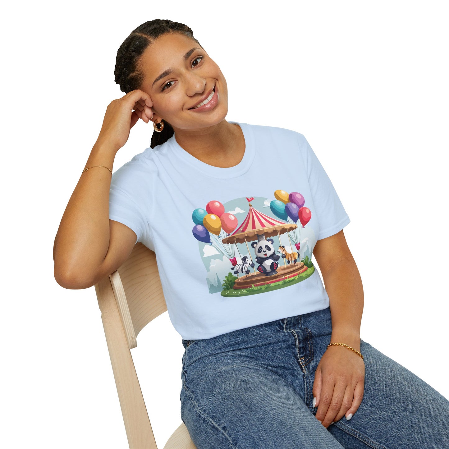 Panda Shirt, T Shirt with Panda, Animal Shirt, Tee Shirt with Animals