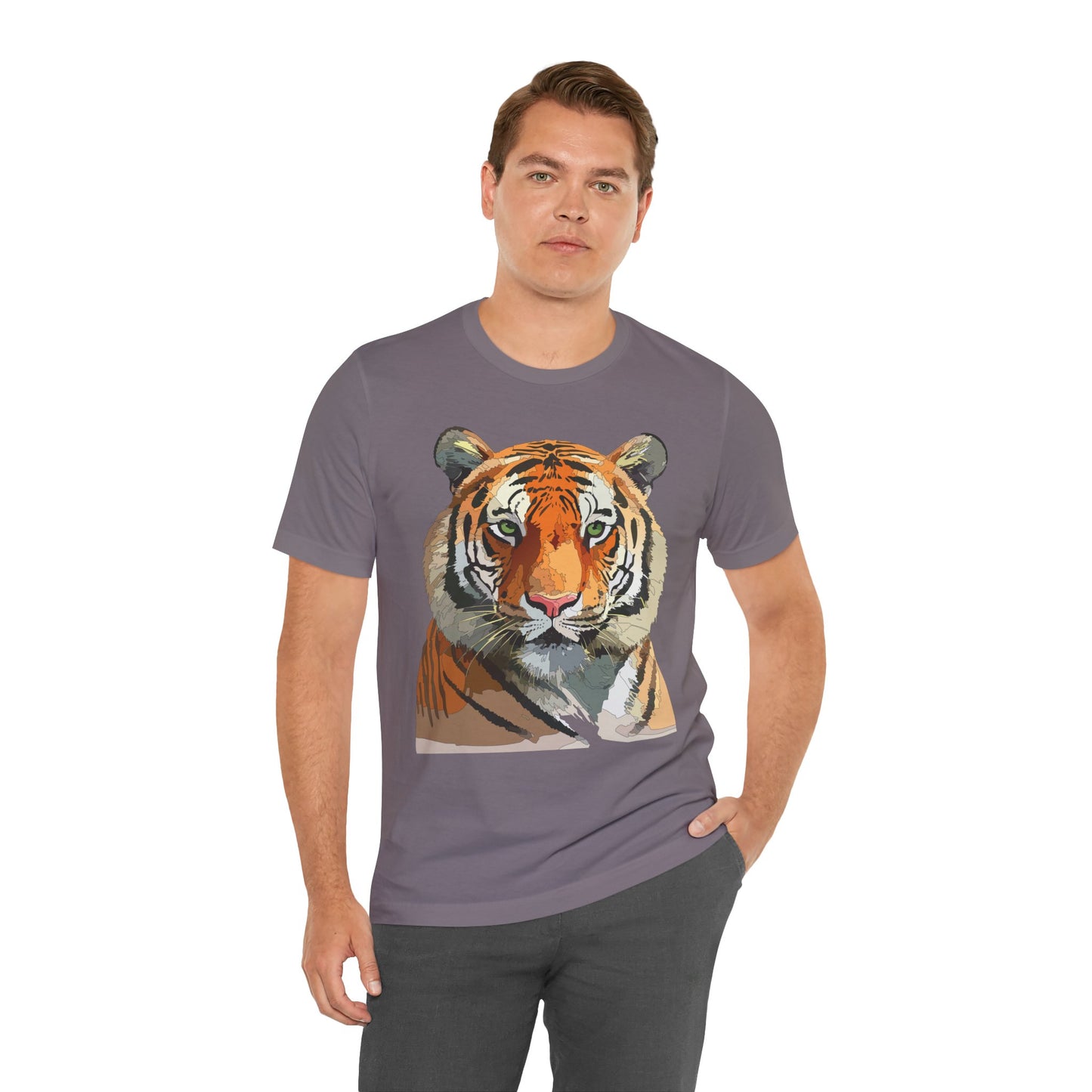 Unisex Animal Shirt, Tee Shirt with Animals, Art Design Tee Shirt, Wild Animals Shirt