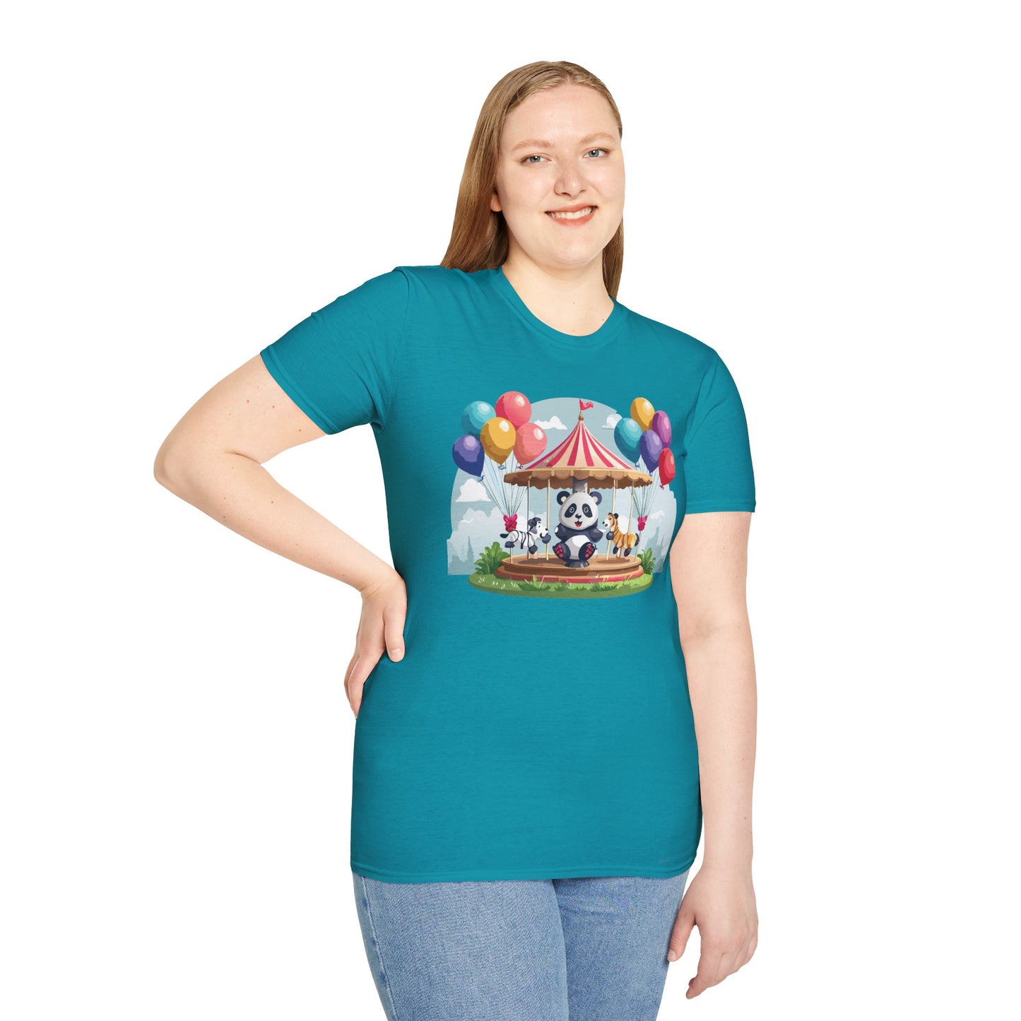 Panda Shirt, T Shirt with Panda, Animal Shirt, Tee Shirt with Animals