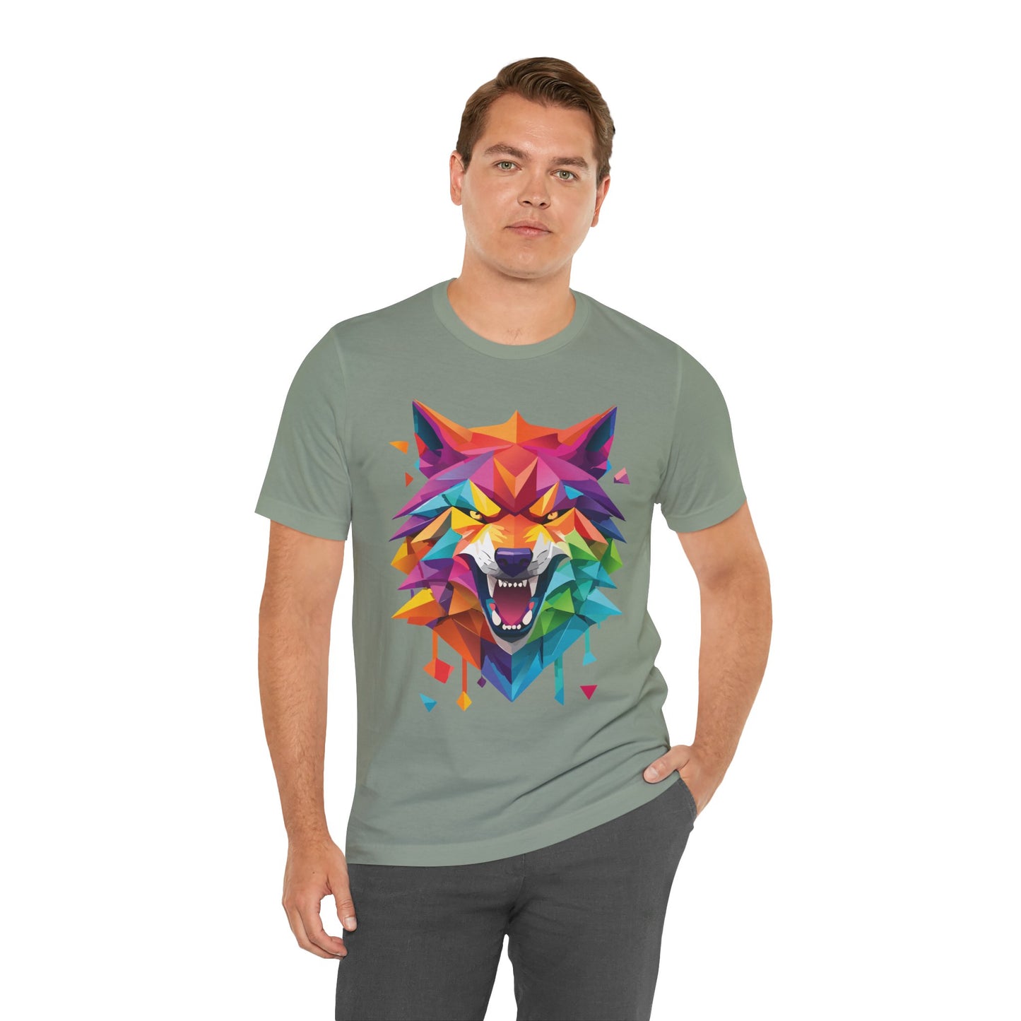 Unisex Animal Shirt, Tee Shirt with Animals, Art Design Tee Shirt, Wild Animals Shirt