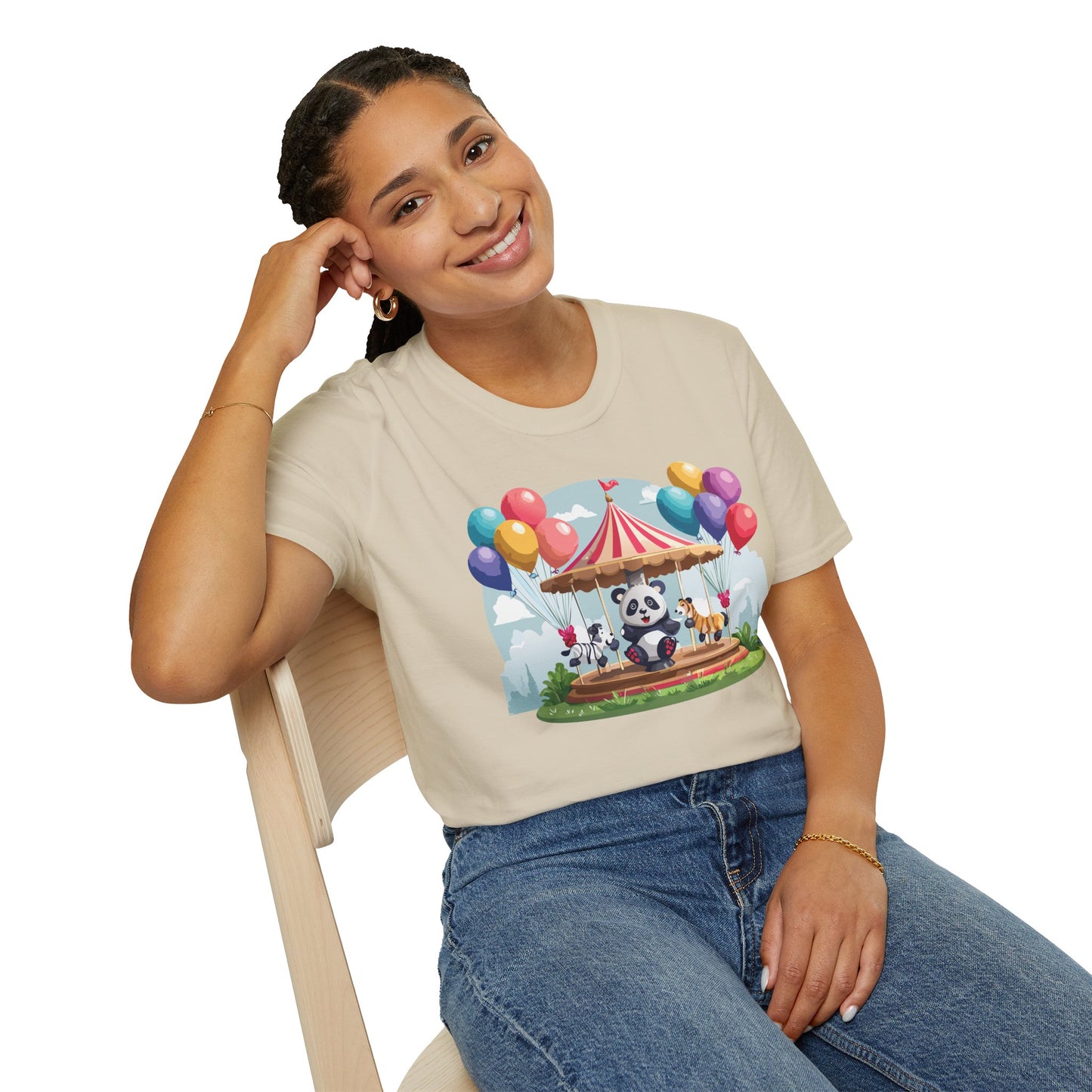 Panda Shirt, T Shirt with Panda, Animal Shirt, Tee Shirt with Animals