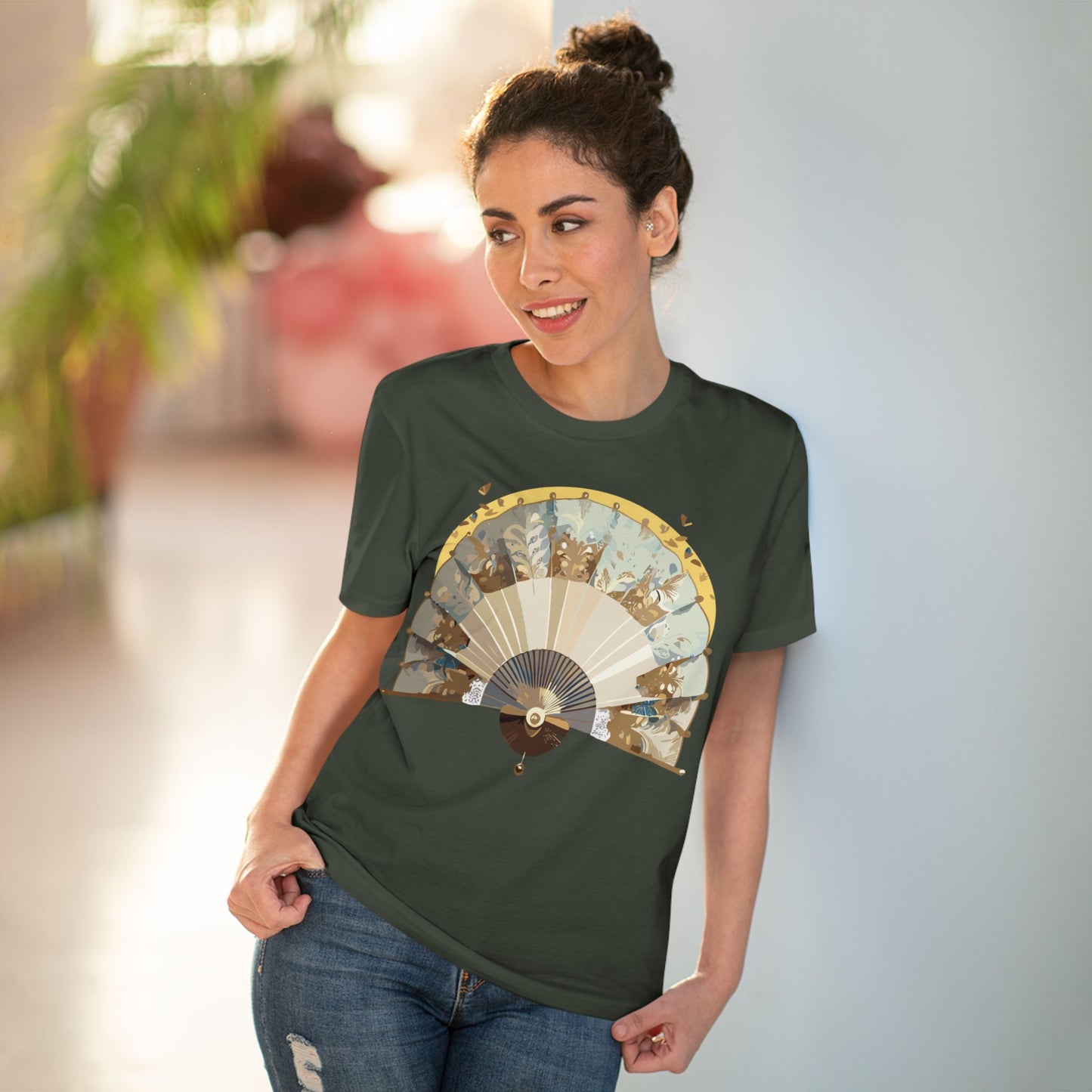 Organic T-shirt with Fan