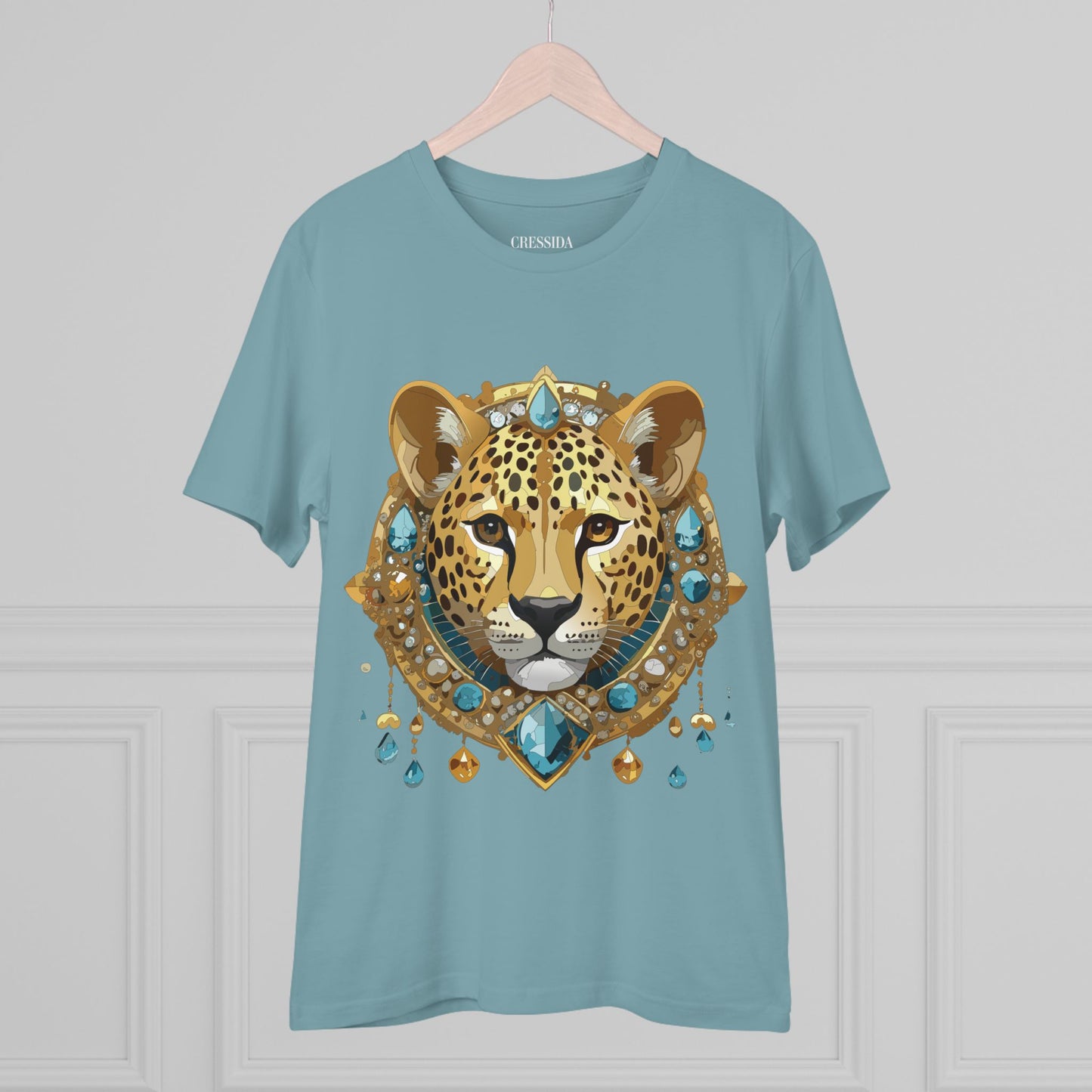 Organic T-shirt with Animals - Cheetah