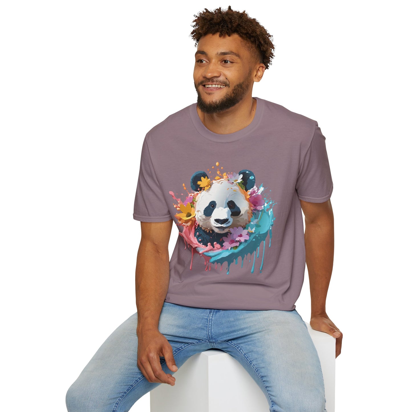 Panda Shirt, T Shirt with Panda, Animal Shirt, Tee Shirt with Animals
