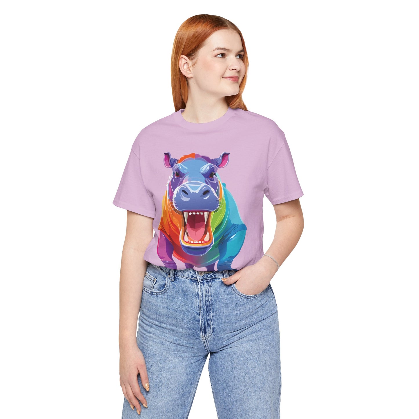 Unisex Animal Shirt, Tee Shirt with Animals, Art Design Tee Shirt, Wild Animals Shirt