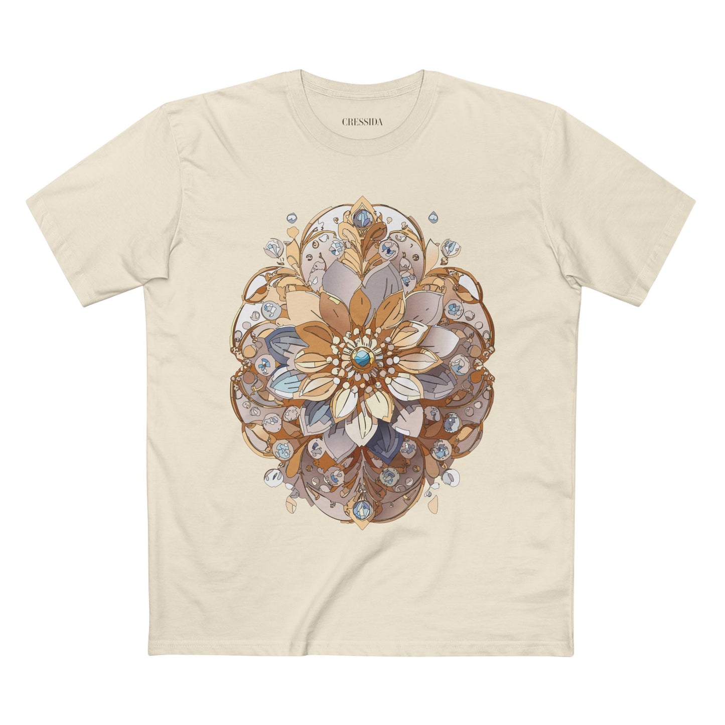Floral Shirt, Shirt with Flower, Tee Shirt with Antique Flower