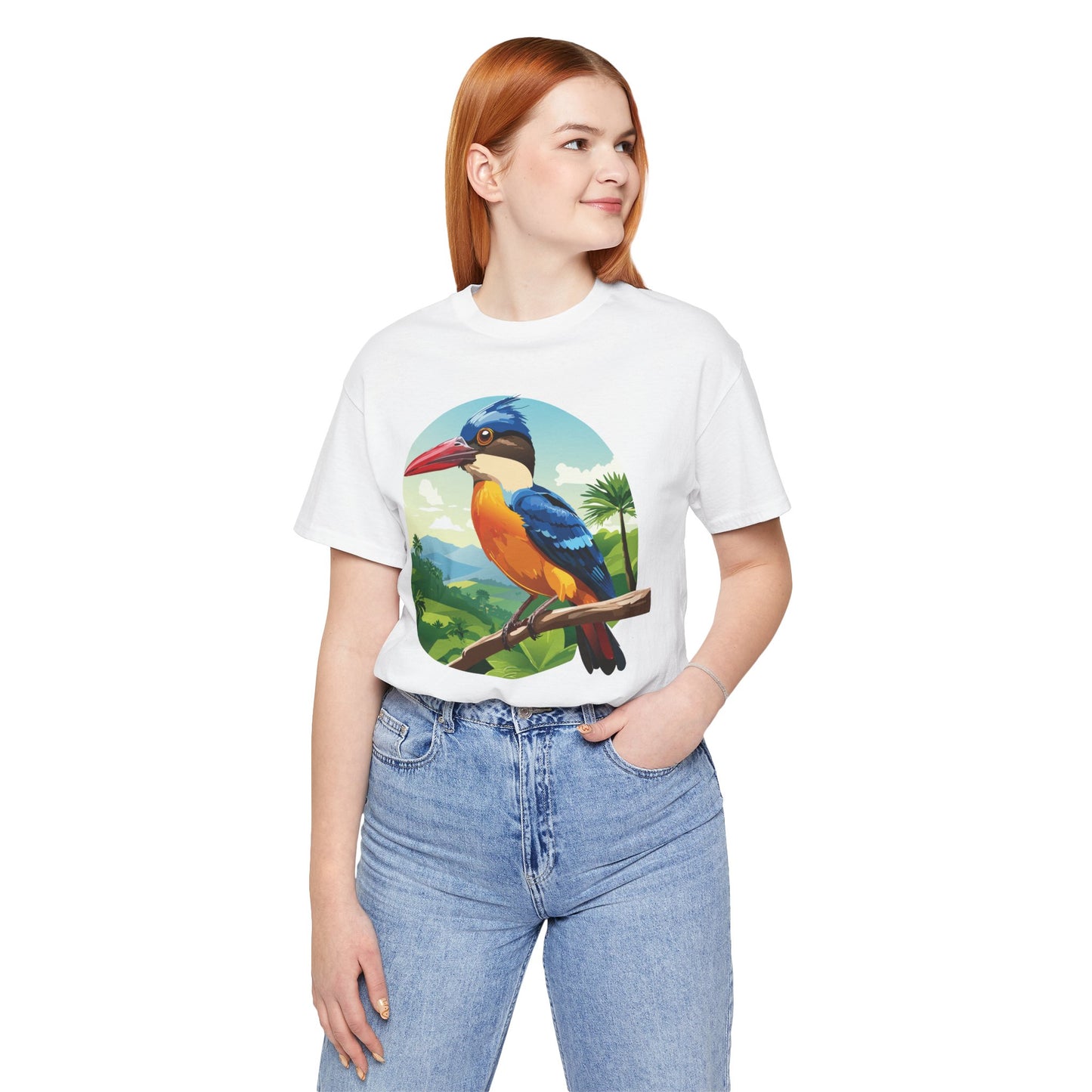 Unisex Animal Shirt, Tee Shirt with Animals, Art Design Tee Shirt, Wild Animals Shirt