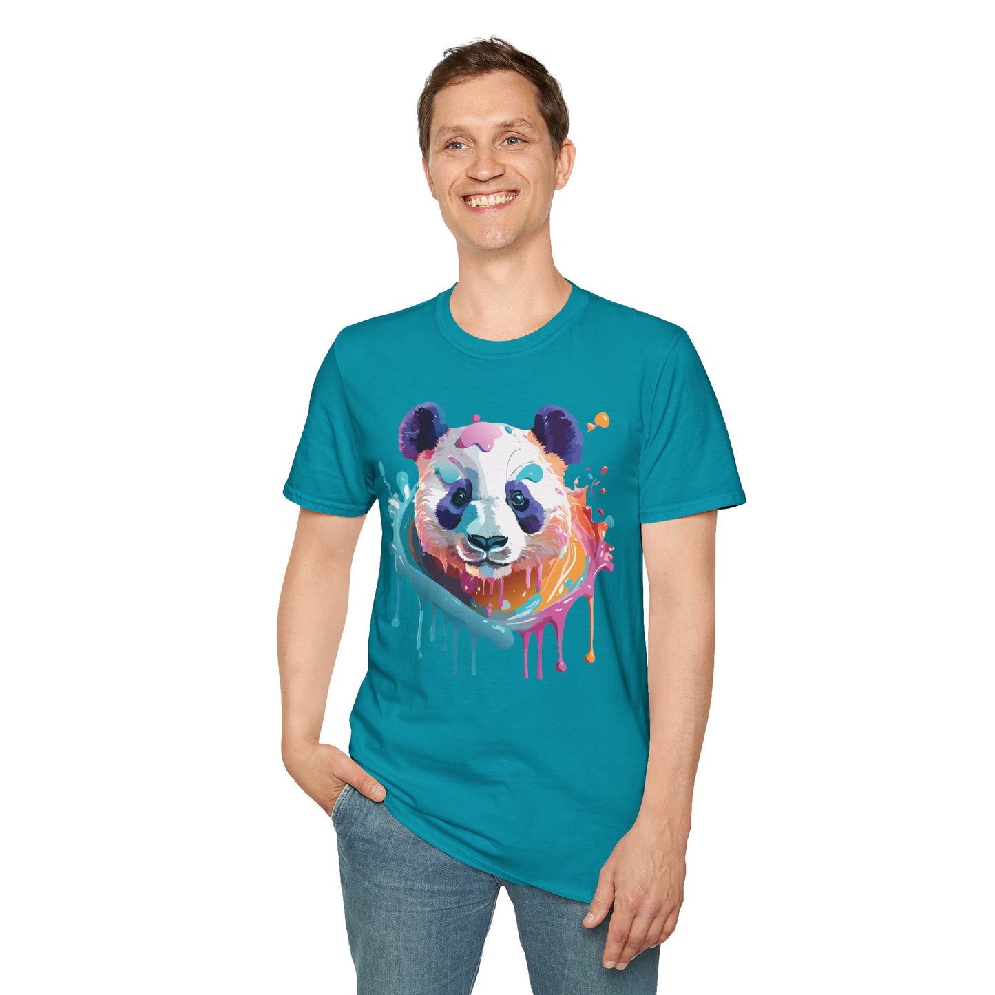 Panda Shirt, T Shirt with Panda, Animal Shirt, Tee Shirt with Animals