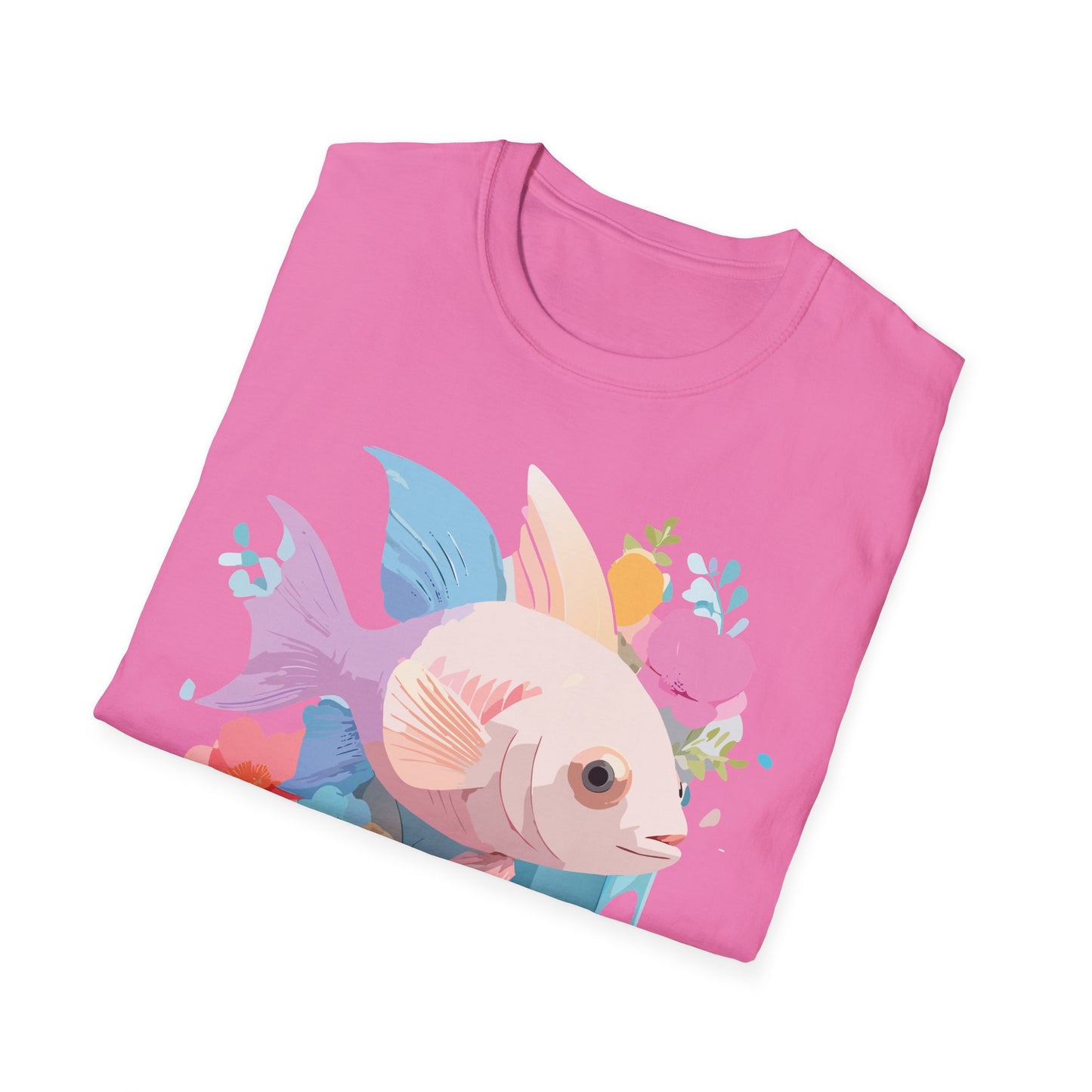 Fish Art Design Shirt, T Shirt with Fish, Graphic Shirt, Tee Shirt with Graphic Design, Shirt with Fish Graphic Art
