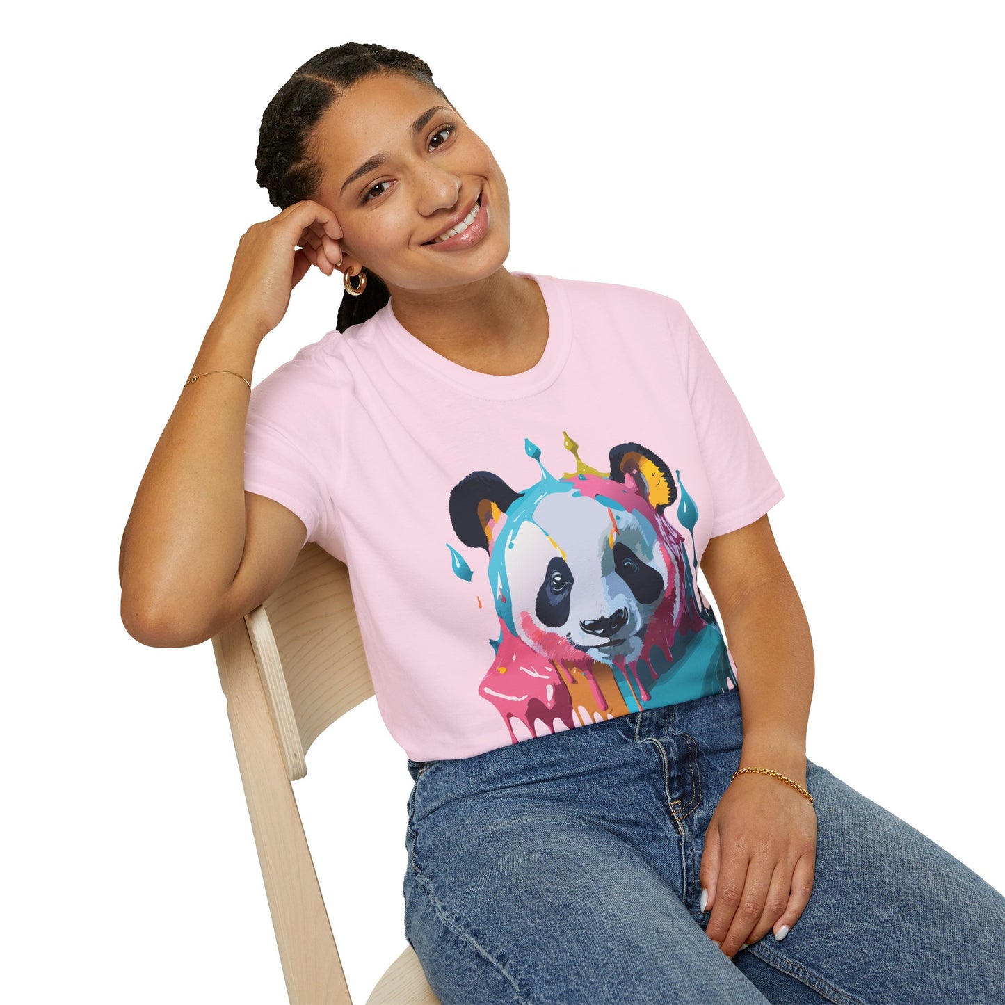 Panda Shirt, T Shirt with Panda, Animal Shirt, Tee Shirt with Animals