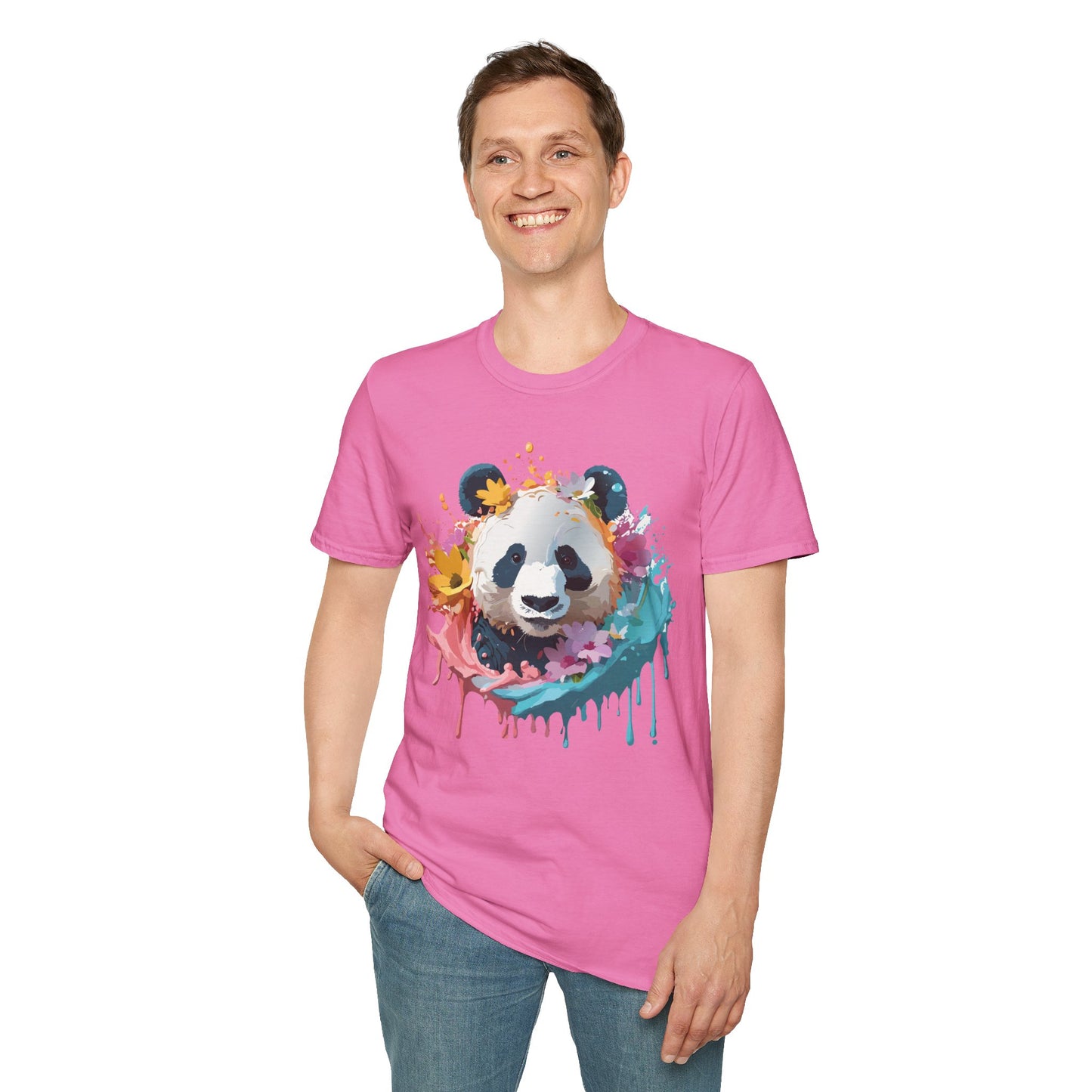 Panda Shirt, T Shirt with Panda, Animal Shirt, Tee Shirt with Animals