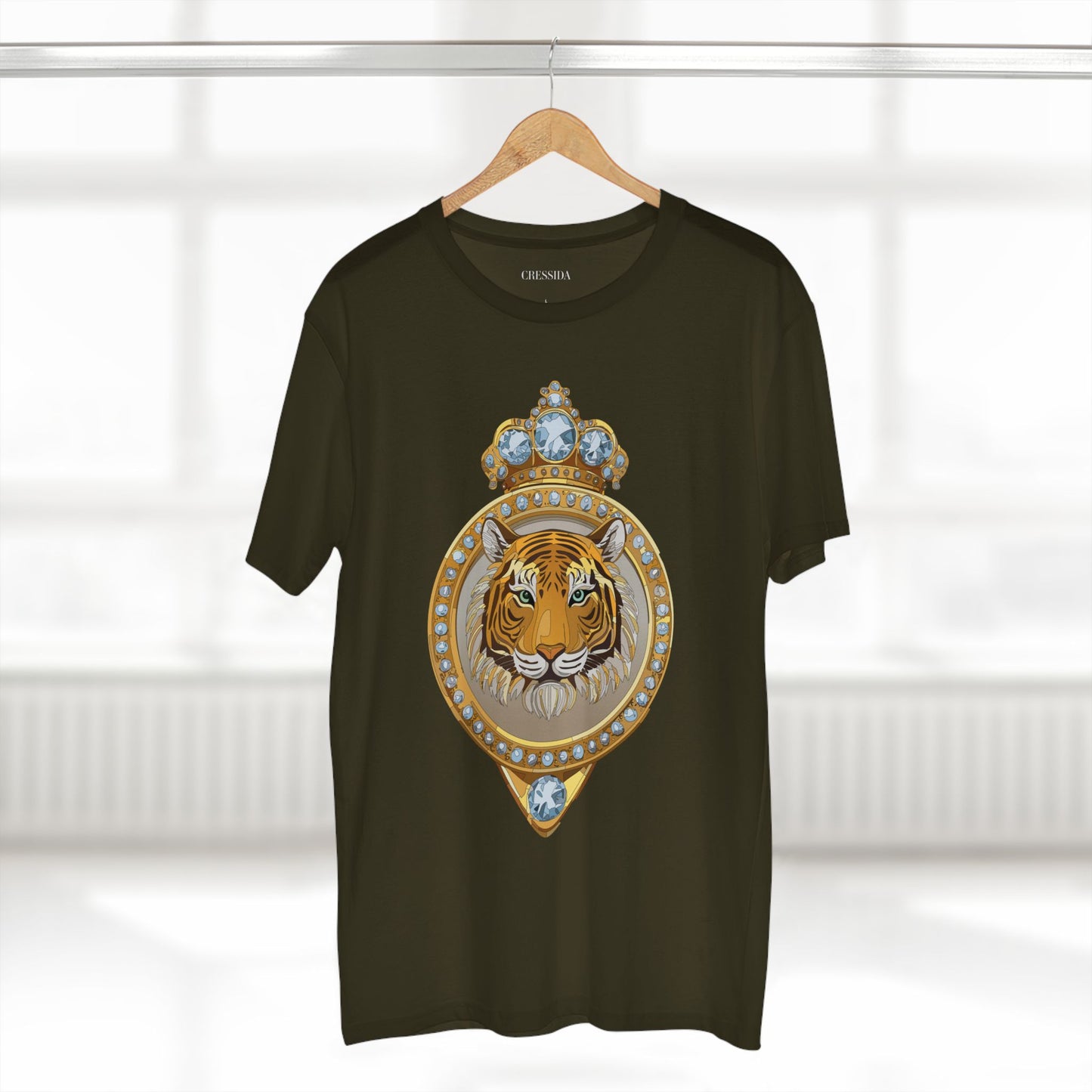 Unisex Antique Animal Medallion Premium Cotton Tee Shirt Artwork Edition