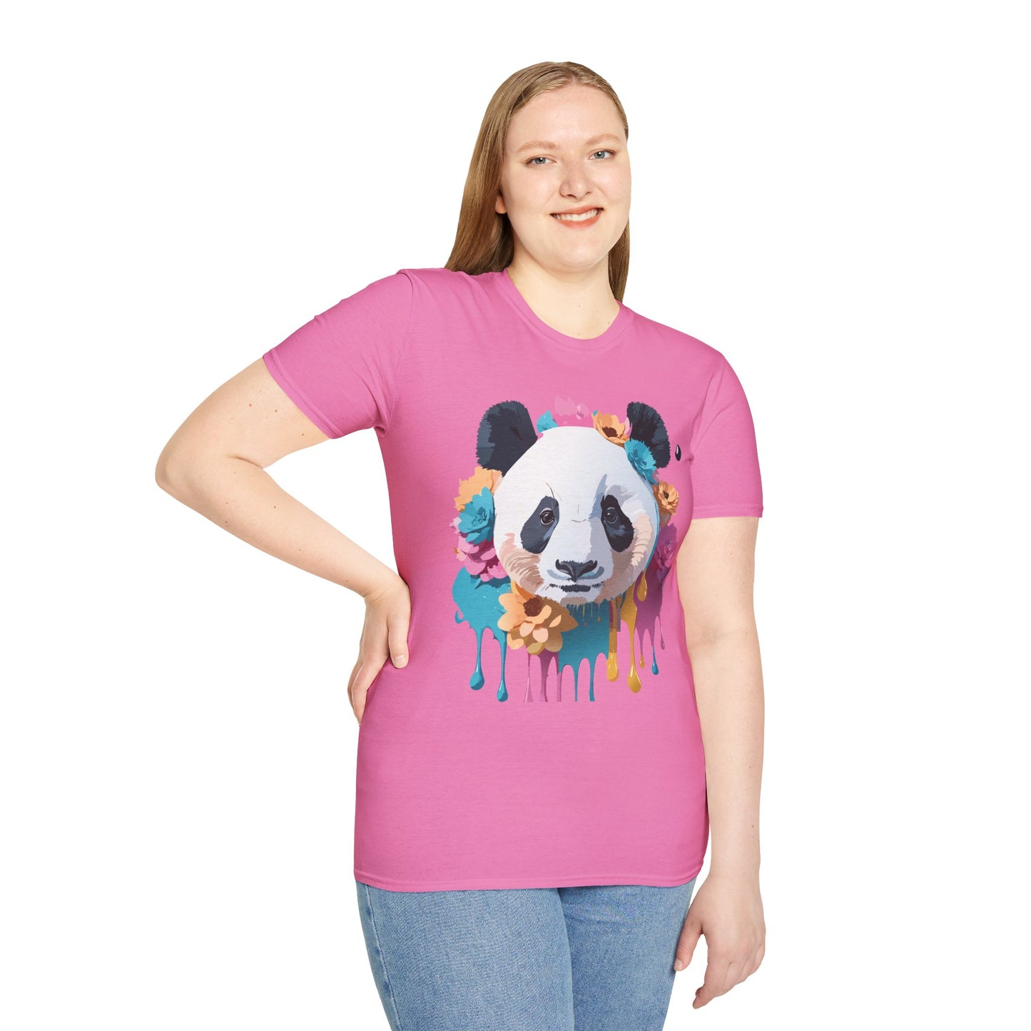 Panda Shirt, T Shirt with Panda, Animal Shirt, Tee Shirt with Animals