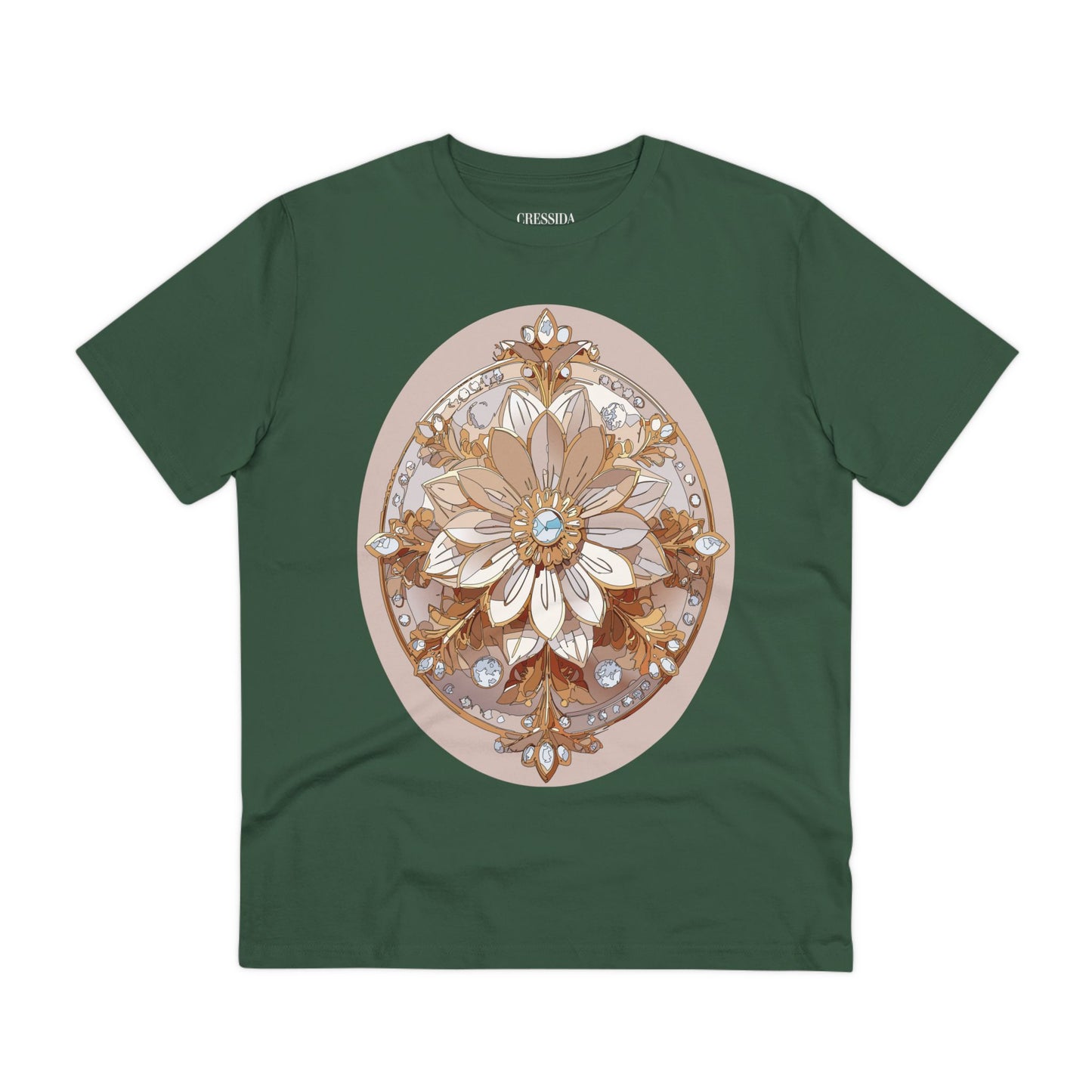 Organic T-shirt with Flower