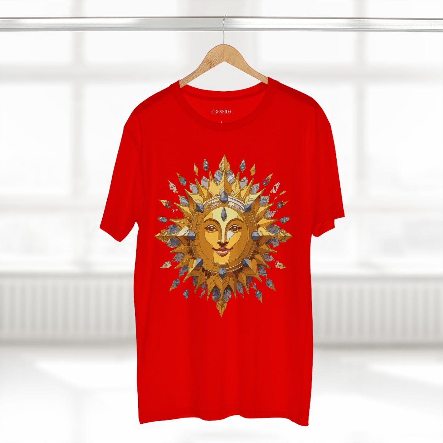 Sun Shirt, Shirt with Sun, Tee Shirt with Gold Sun