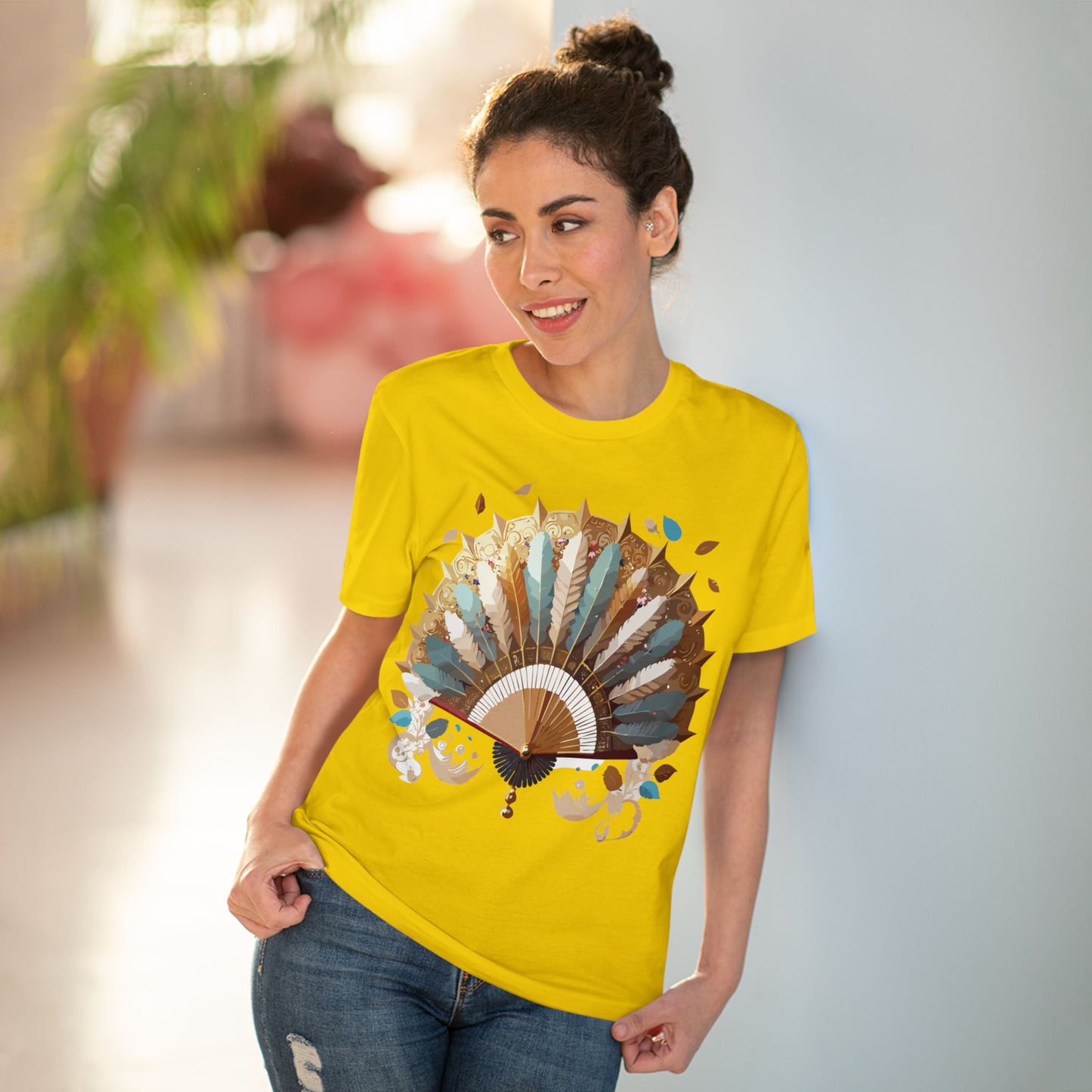 Organic T-shirt with Fan