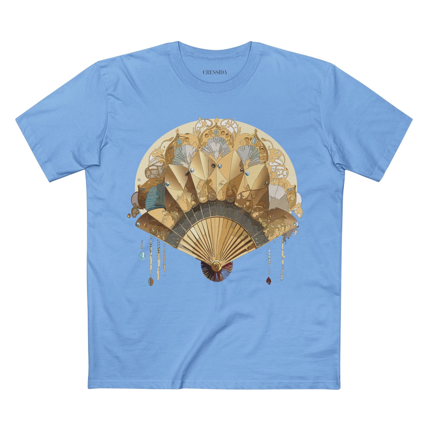 Fan shirt, Shirt with Fan, Tee Shirt with Antique Fan