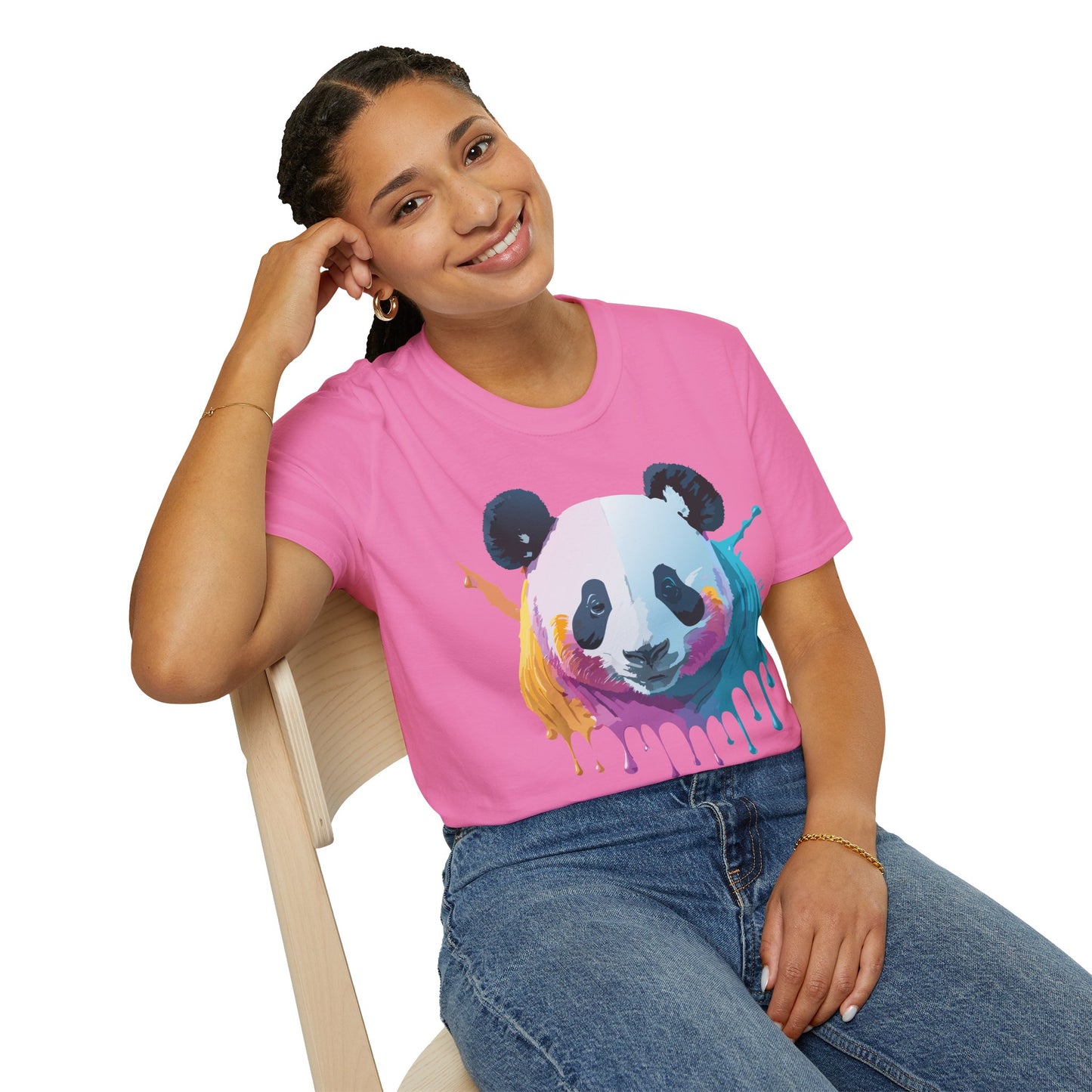 Panda Shirt, T Shirt with Panda, Animal Shirt, Tee Shirt with Animals