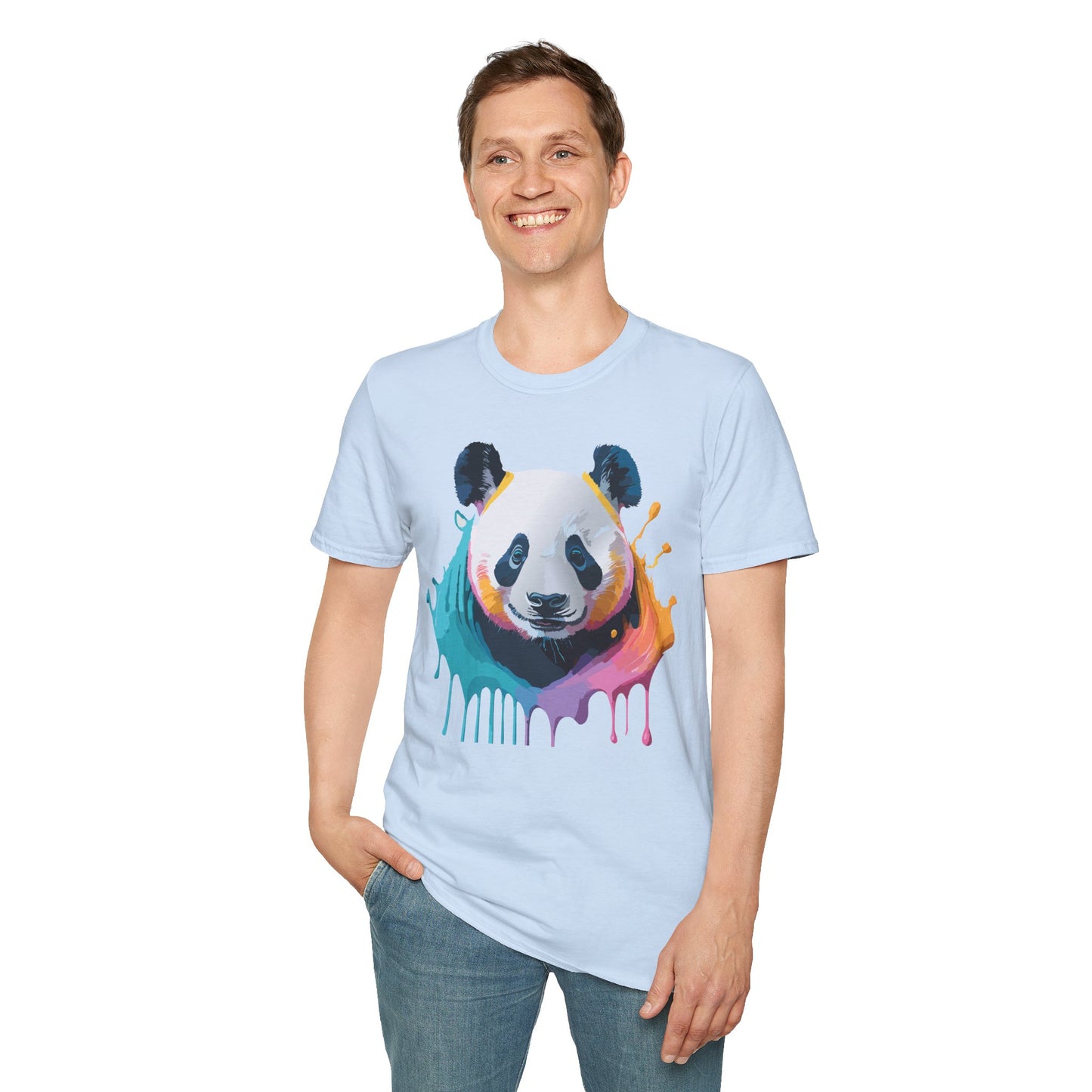 Panda Shirt, T Shirt with Panda, Animal Shirt, Tee Shirt with Animals