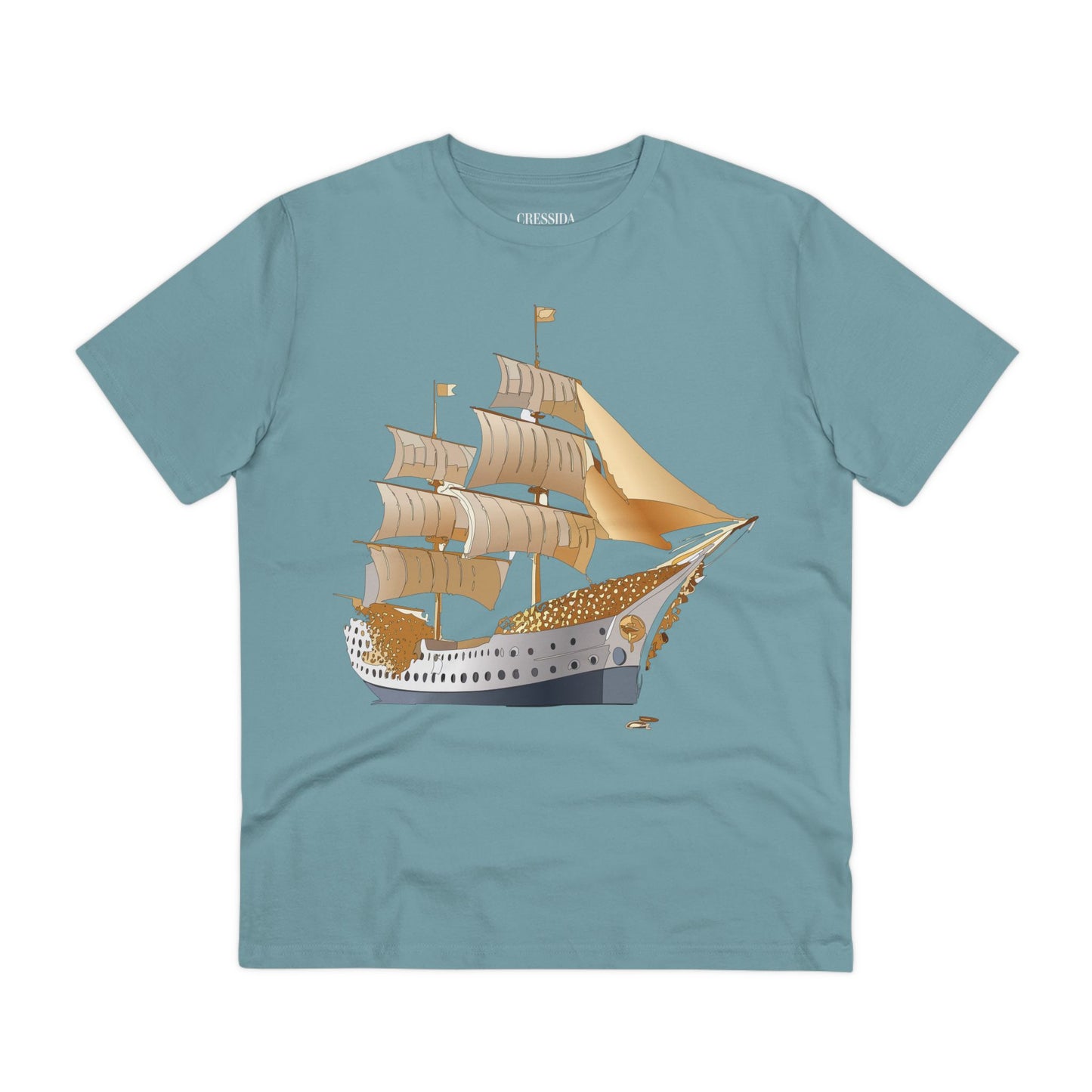 Bio T-Shirt mit Schiff